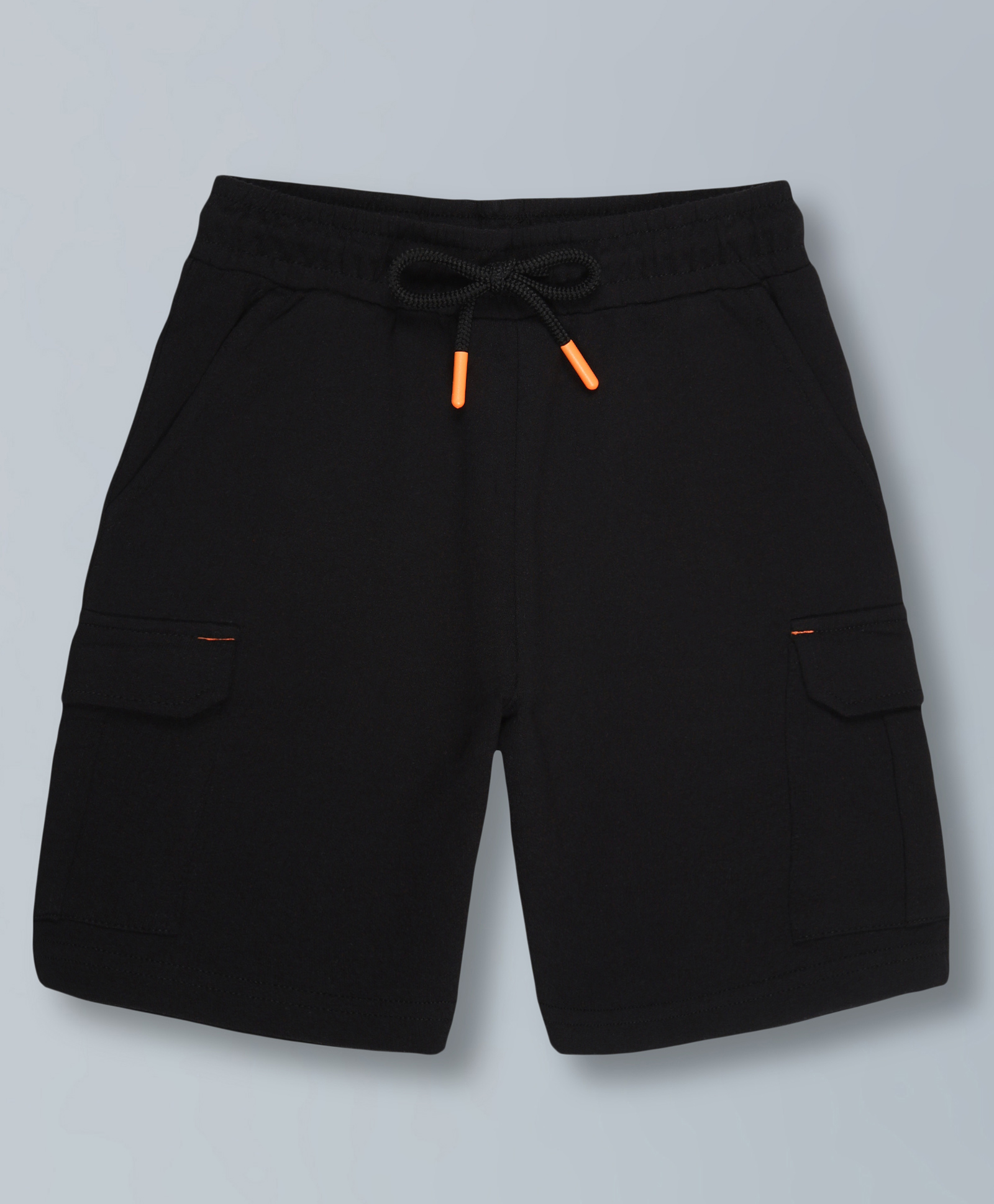 Plum Tree Cotton Cargo Shorts - Black-picture-15