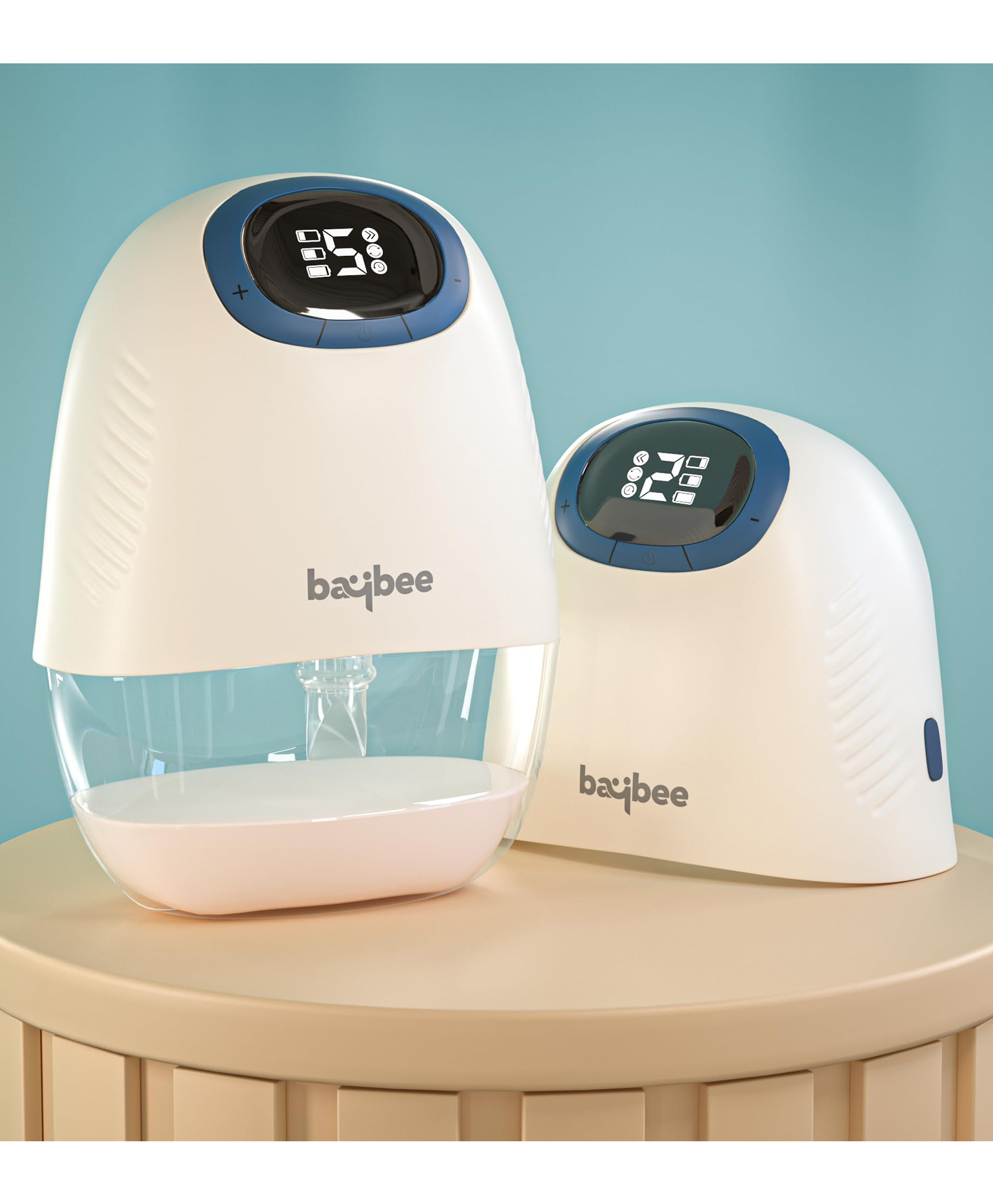 Baybee Wearable Electric Breast Pump For Mothers | Automatic Hands Free Pumping Machine with 3 Modes & 9 Suction Levels | Breast Pump Electrical with LED Display | Portable Breast Milk Pump for Mothers with Massage Mode-image-13