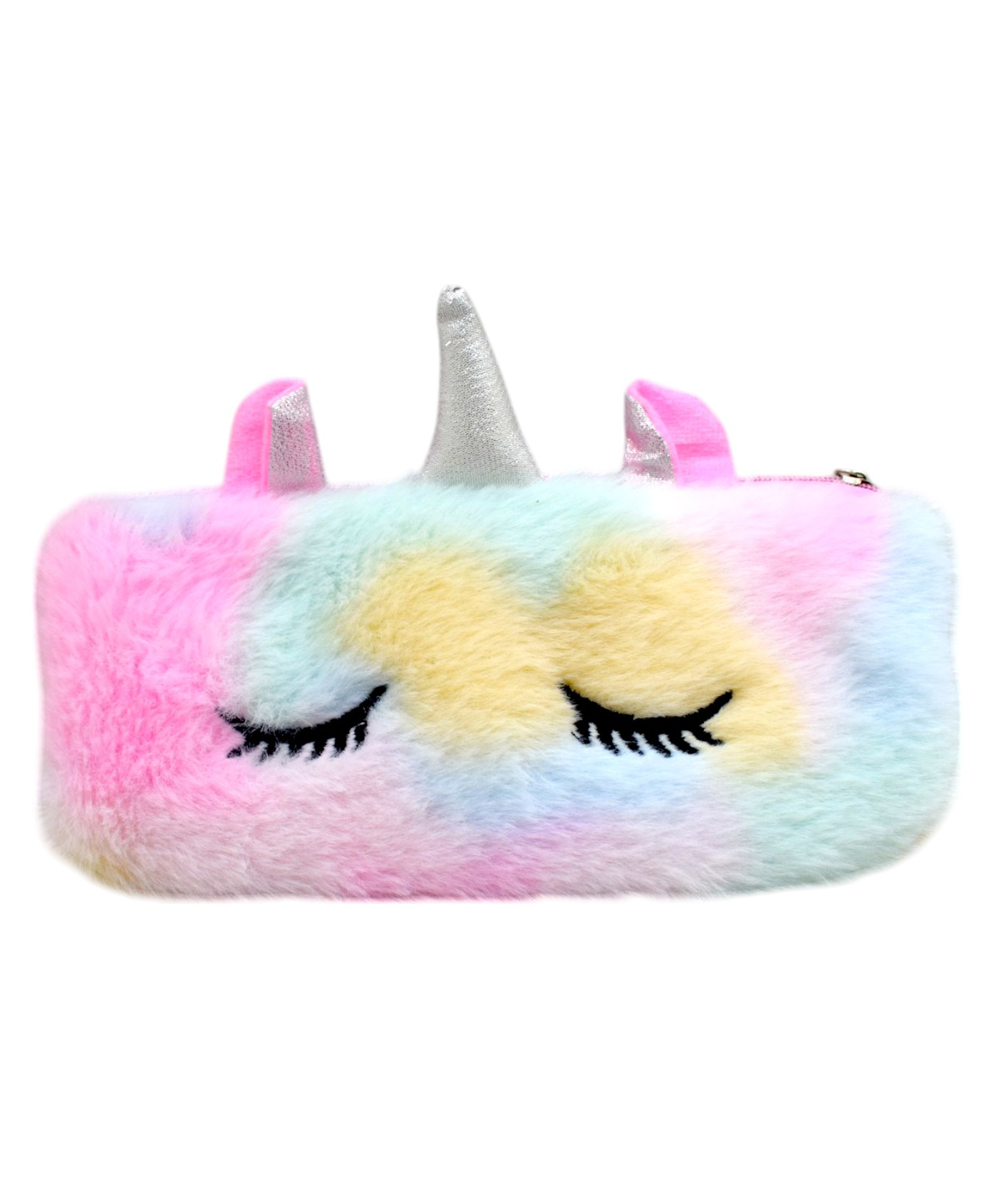 Asera Multicolor and Multipurpose Unicorn Soft Fur Pouch for School Kids Birthday Party Gifts (1 Pcs)-picture-21