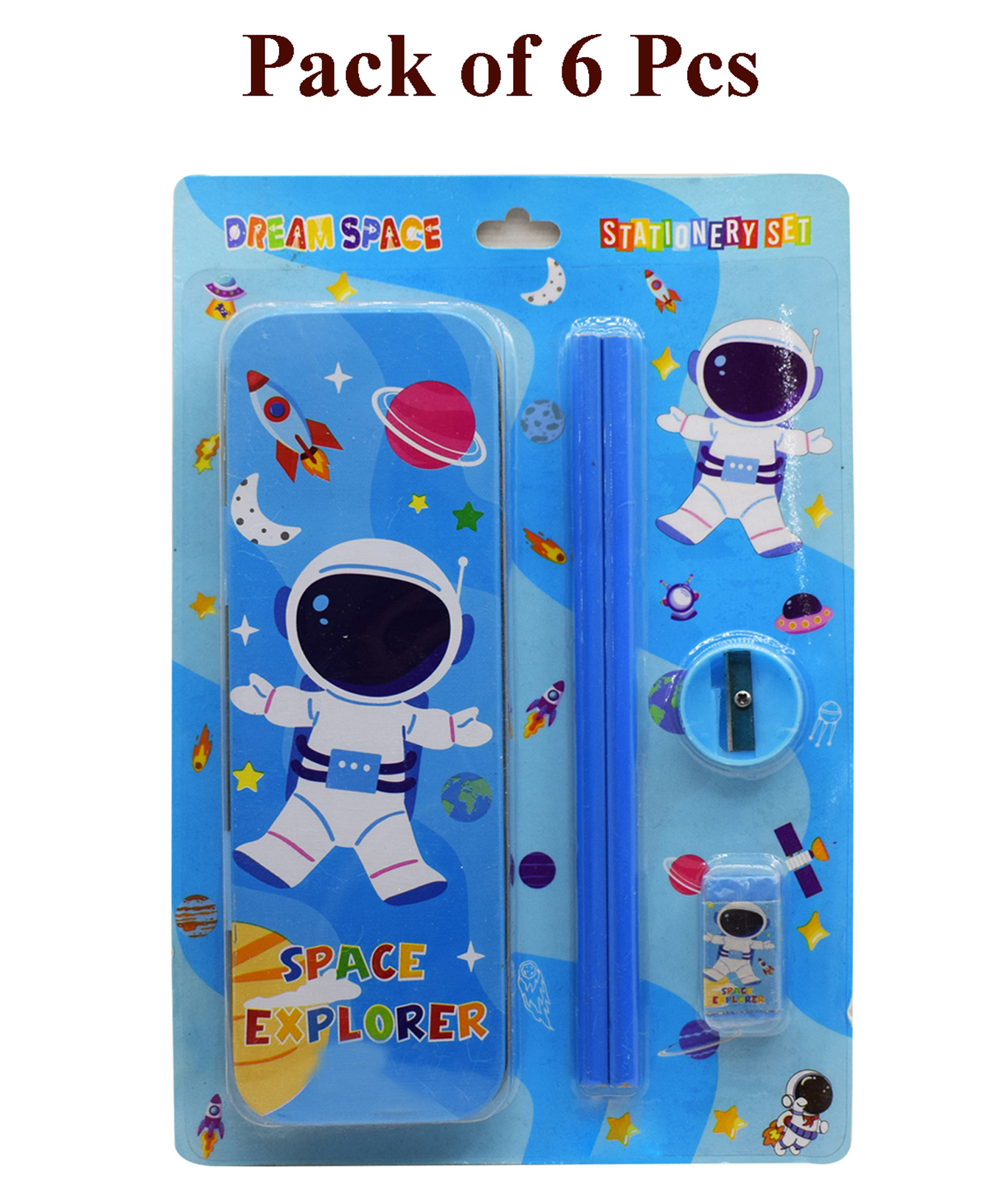 Asera Stationery Gift Set for Kids Party Favor Return Gift Set for Boys/Girls Birthday Gift (Space 6 Pcs)-image-12