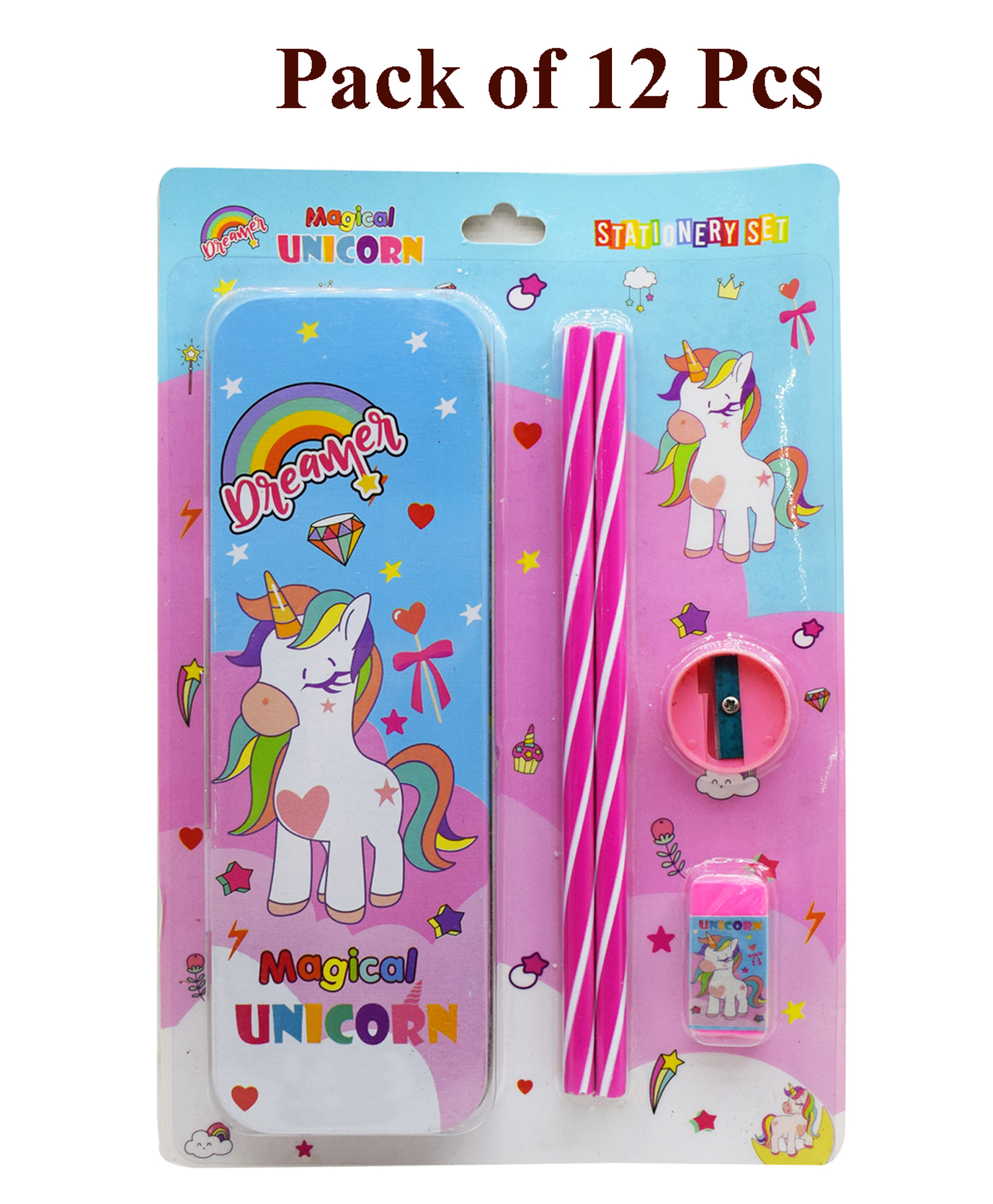 Asera Stationery Gift Set for Kids Party Favor Return Gift Set for Boys/Girls Birthday Gift (Unicorn 12 Pcs)-picture-33