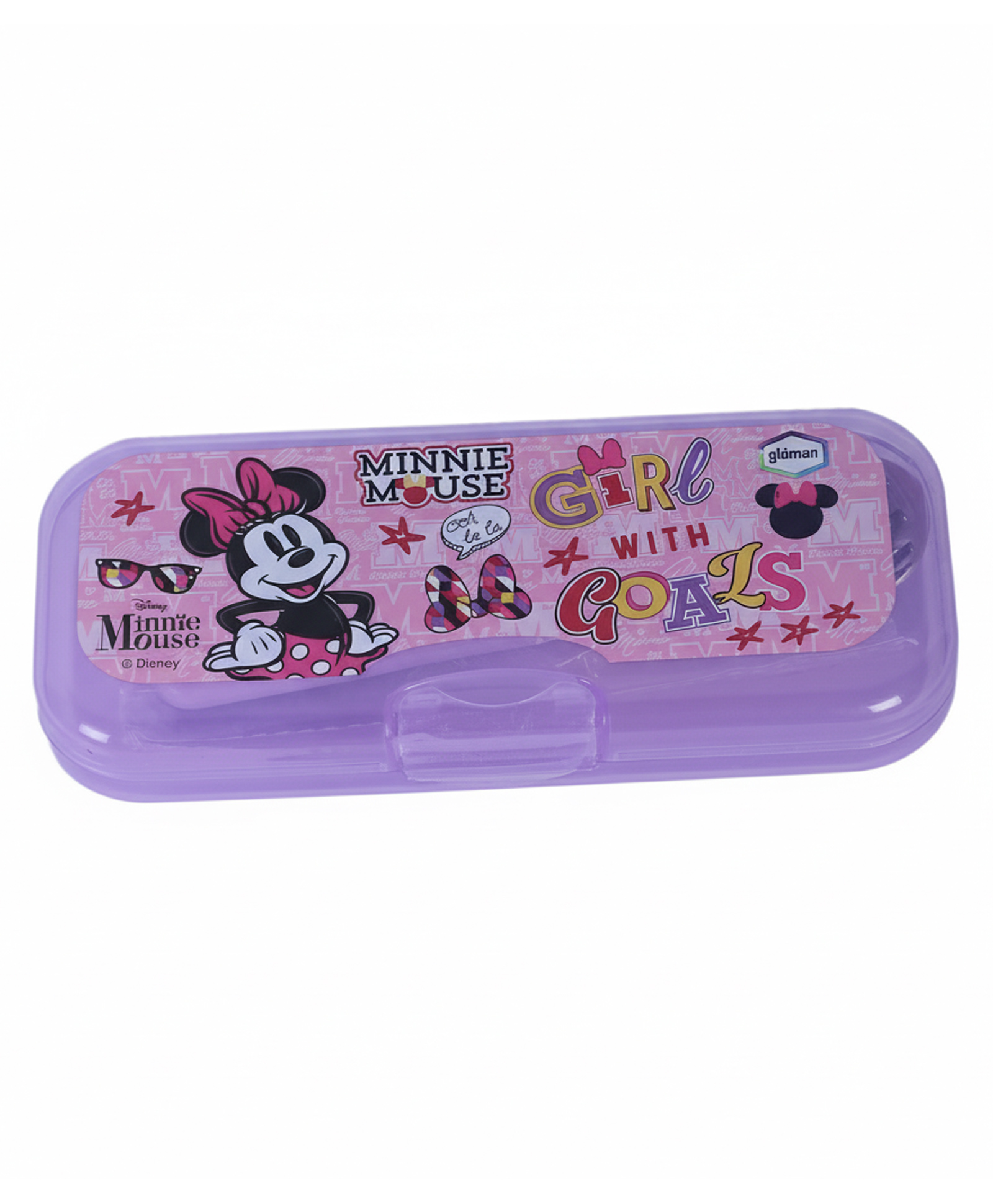disney by gluman Disney Gluman Minnie Cutlery Set - Purple-picture-20