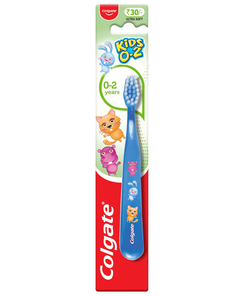 Colgate Baby Extra Soft Bristle Toothbrush - Blue-image-43