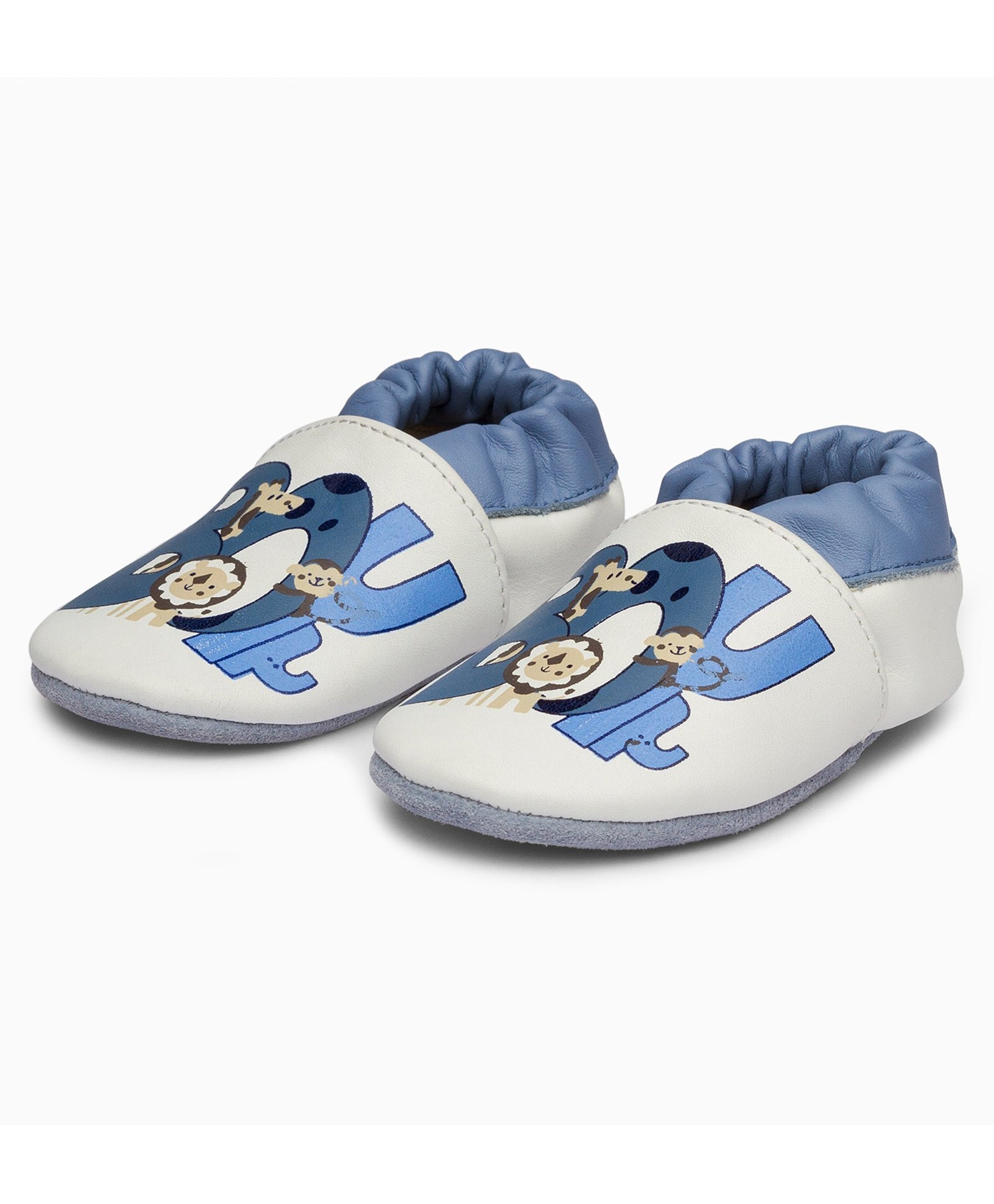 Elves the Shoemakers Boy Text Designed Booties - Blue-picture-28