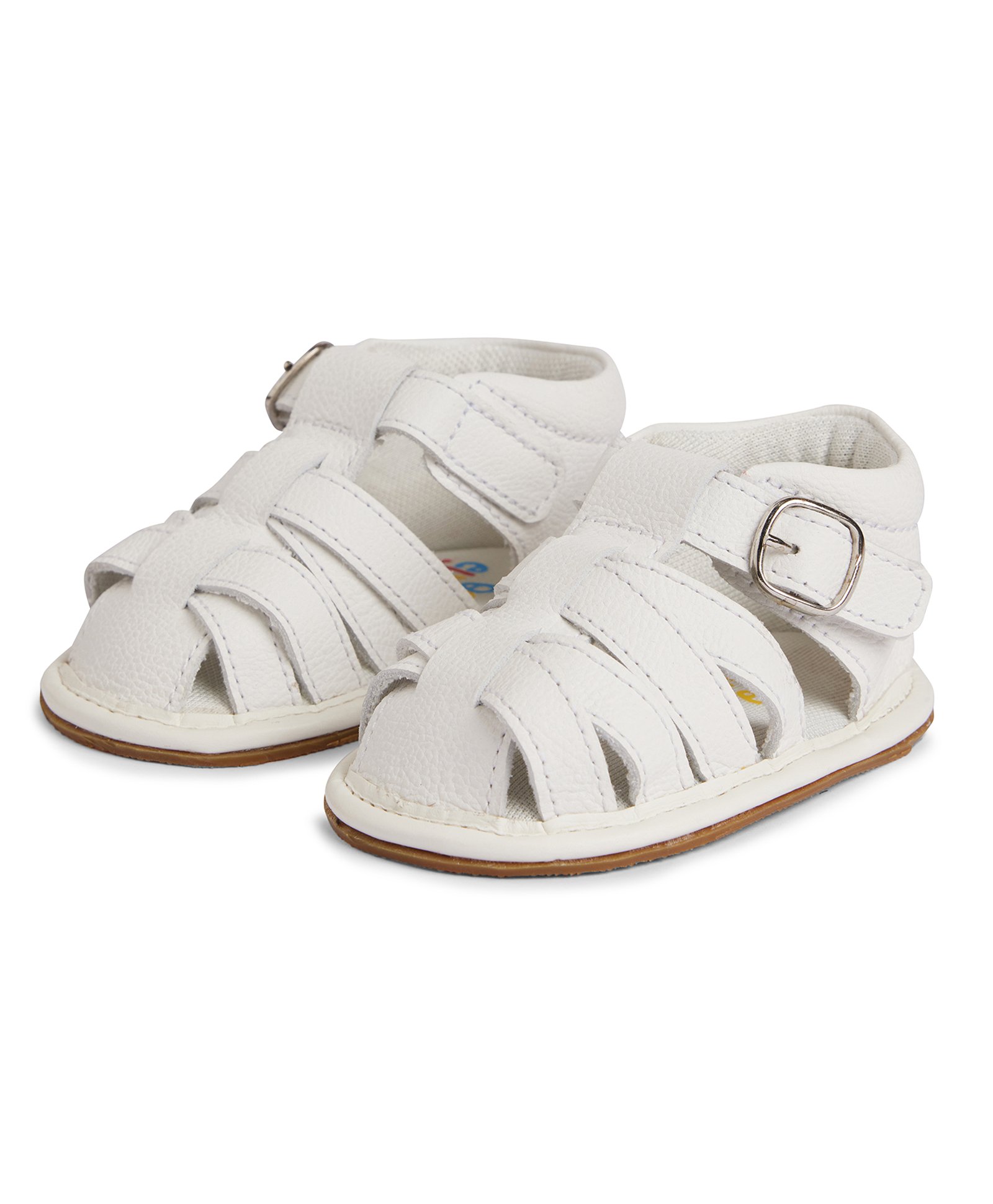 Elves the Shoemakers Solid Booties - White-picture-10