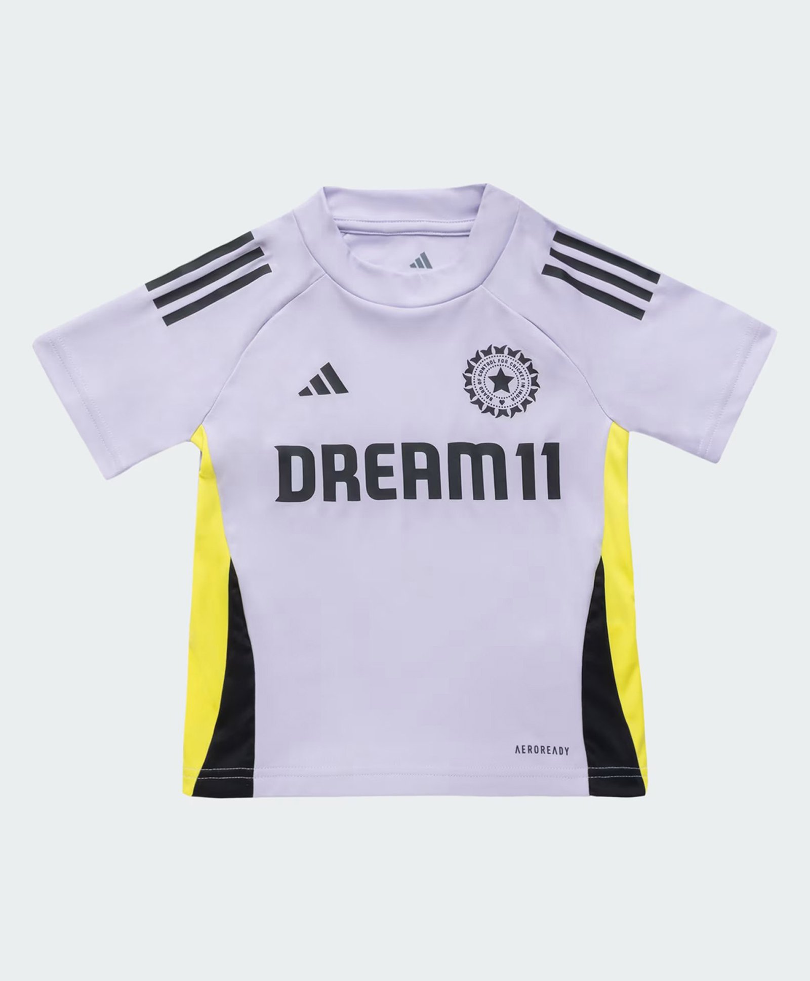 Adidas Kids Knit Half Raglan Sleeves T-Shirt with Sports Theme Print - Lavender-picture-10