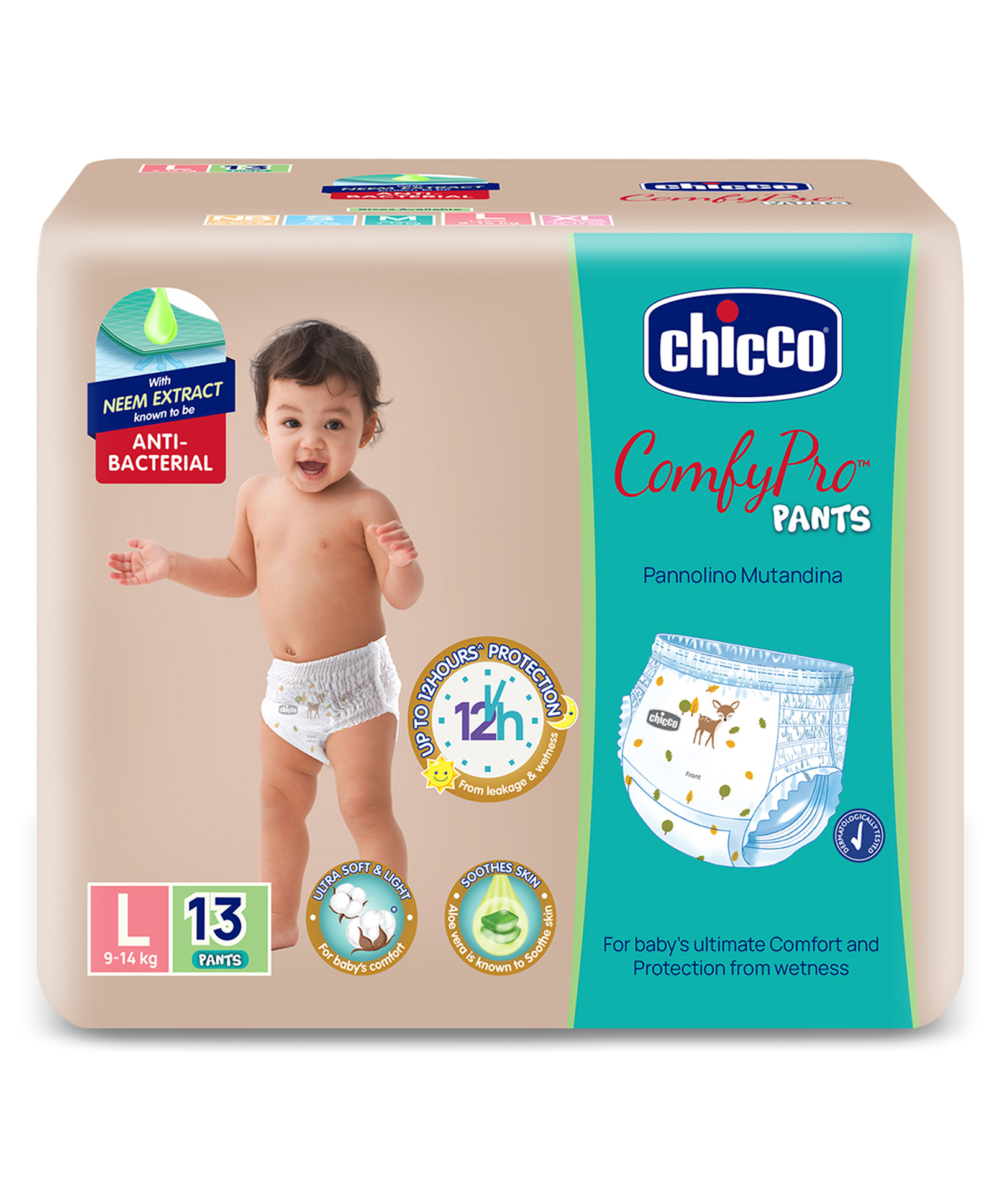 Chicco Comfypro Diaper Pants Large - 13 Pieces-image-43
