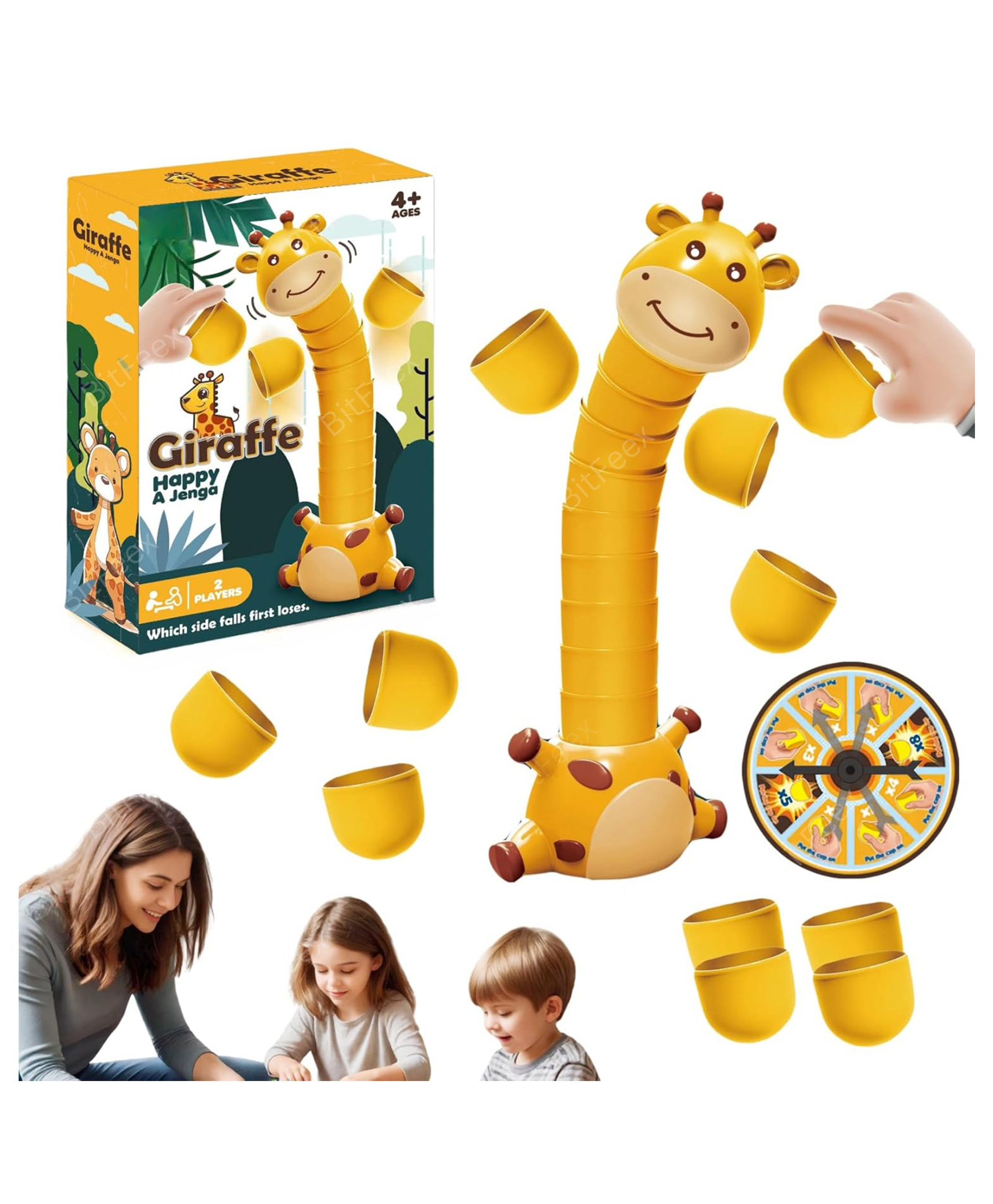 BitFeex Jenga Giraffe toys for Kids | Balance game for kids play with Family | Best Birthday gift-image-39