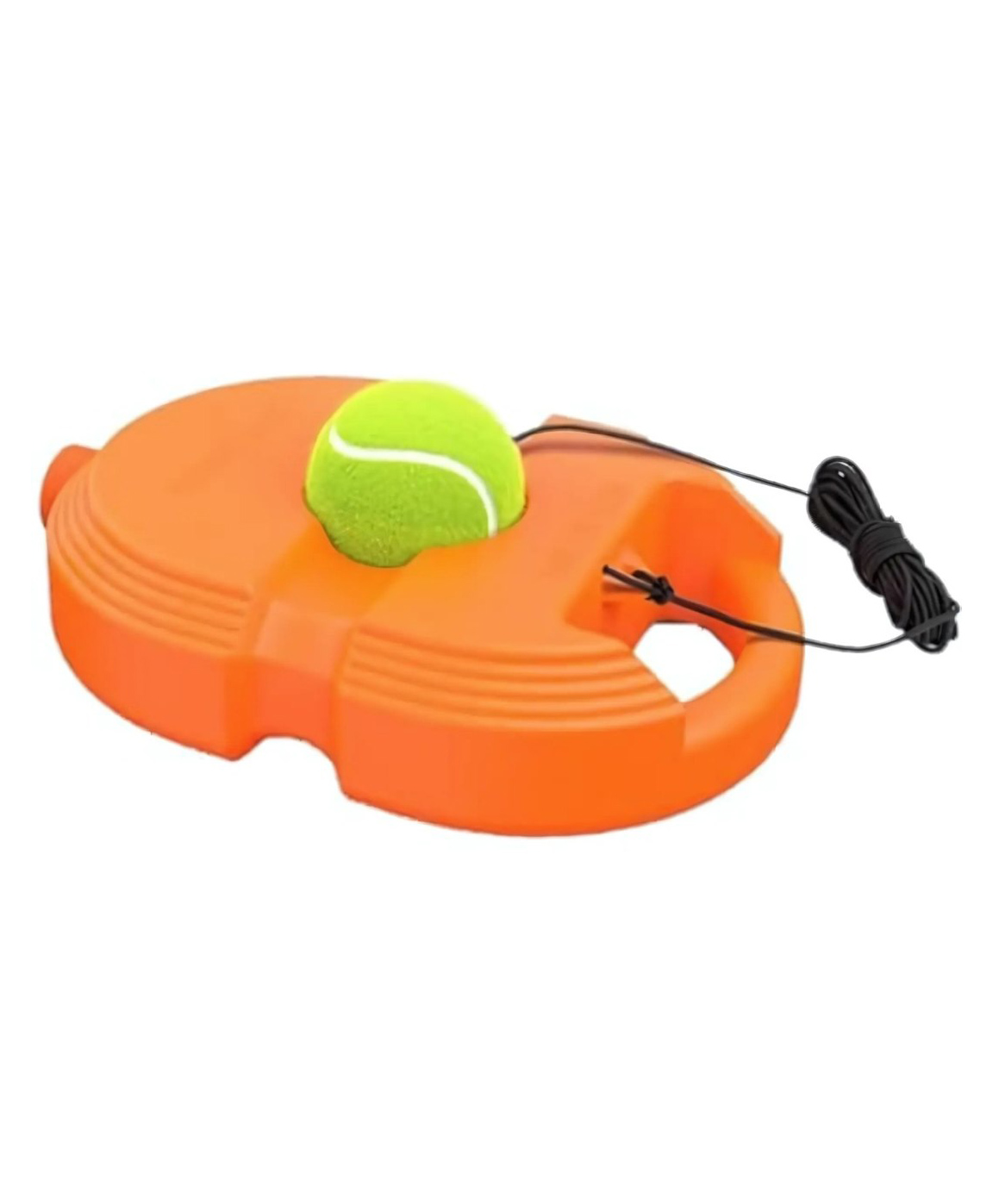 PLUSPOINT Tennis Trainer Rebound Ball with String Solo Tennis Trainer Self Tennis Practice Ball with String Cricket Trainer Rebound Ball with Rope Fill Sand or Water (Multicolor) (Racket Not Included)-image-2
