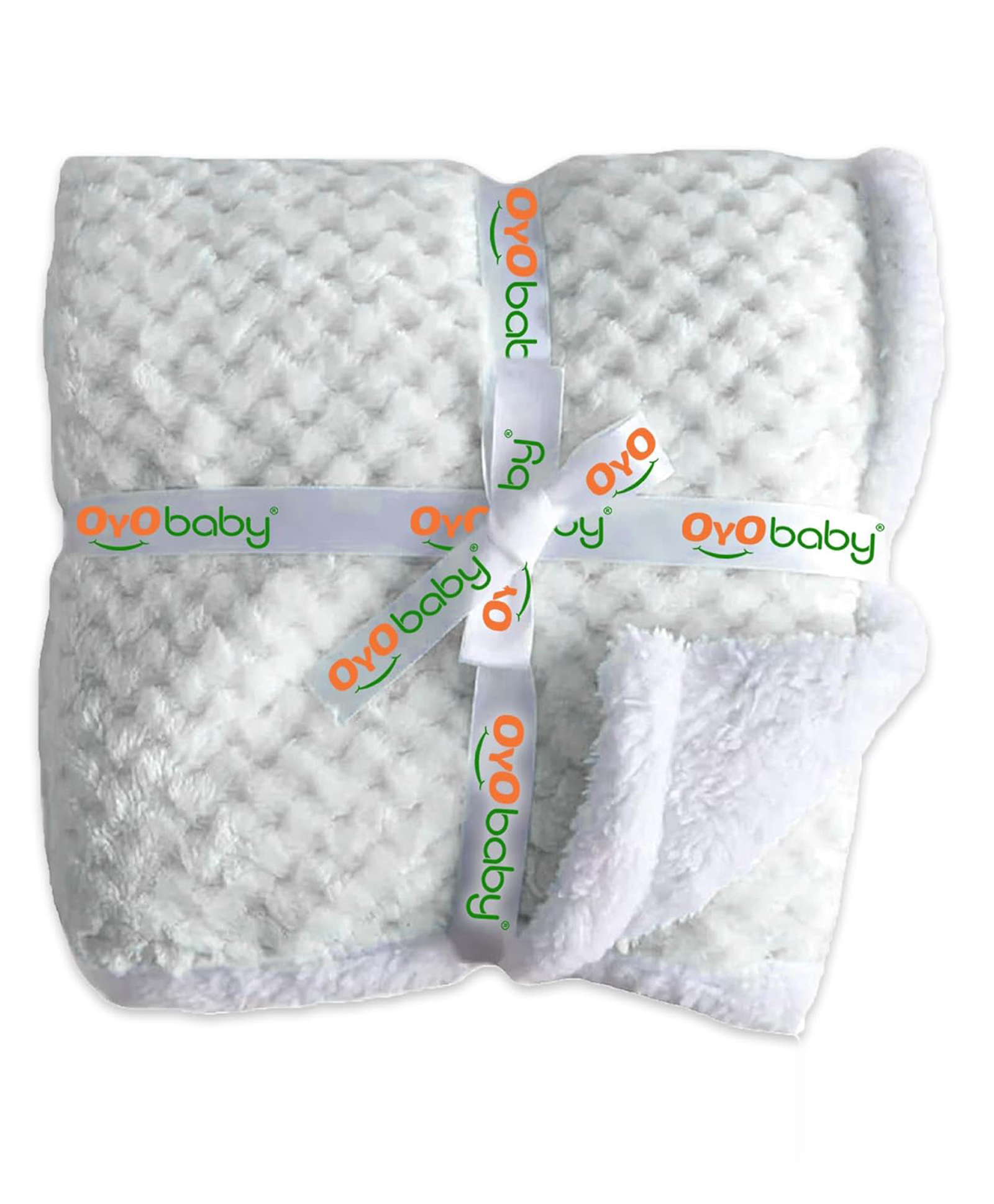 OYO BABY Super Soft Double Layered Flannel Baby Blanket - White | Cozy & Breathable | Warm, Soft and Comfortable | Size - 100 x 71 cm-picture-11
