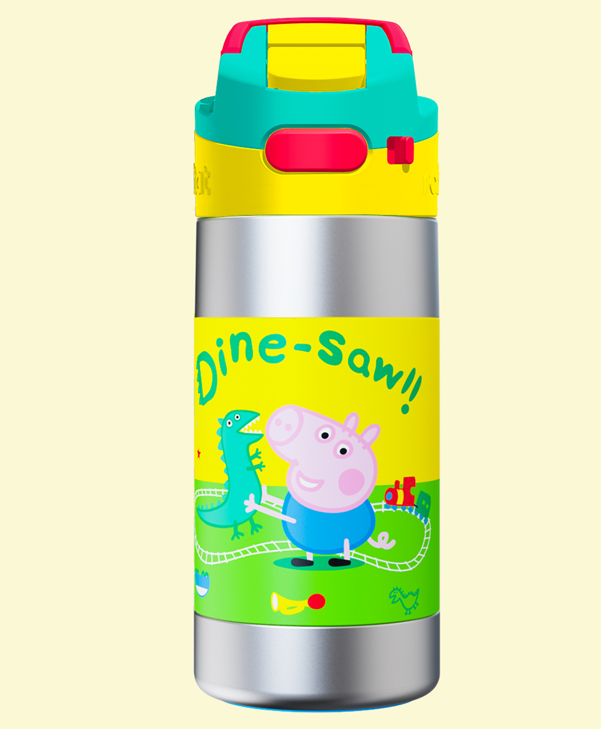 Rabitat Peppa Cleanlock Vacuum Insulated Bottle Yellow - 410 ml-image-32