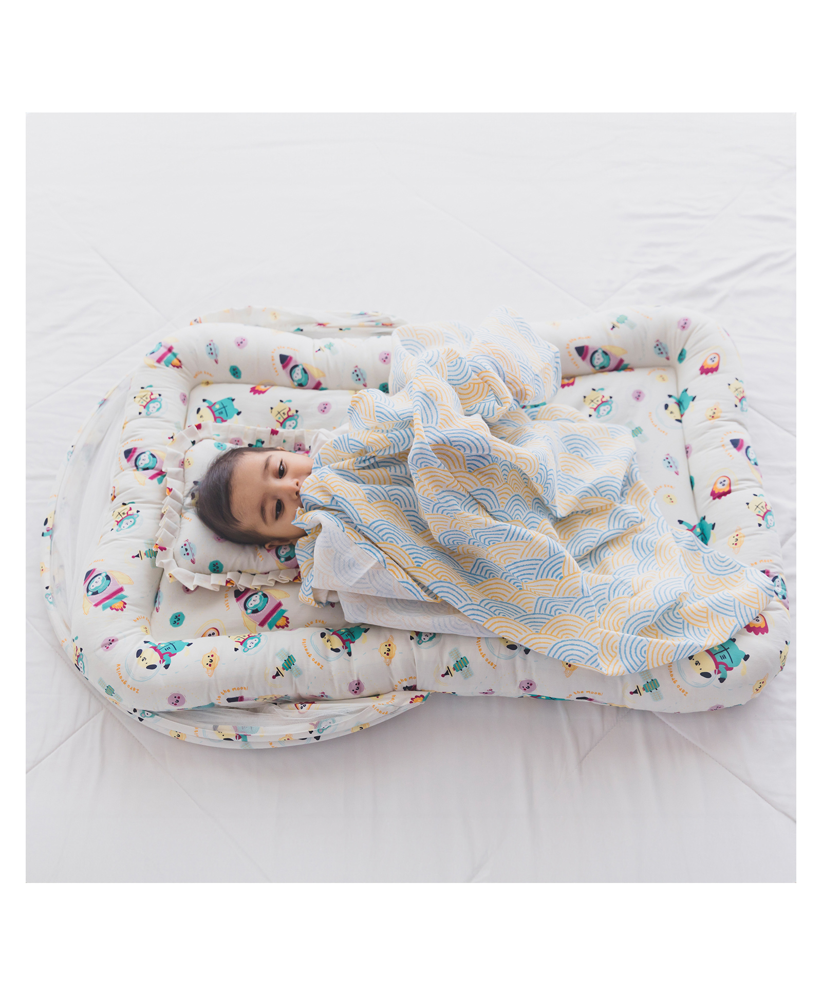 Tidy Sleep MOM&ME Cotton Muslin Swaddle - Pack of 3-image-36