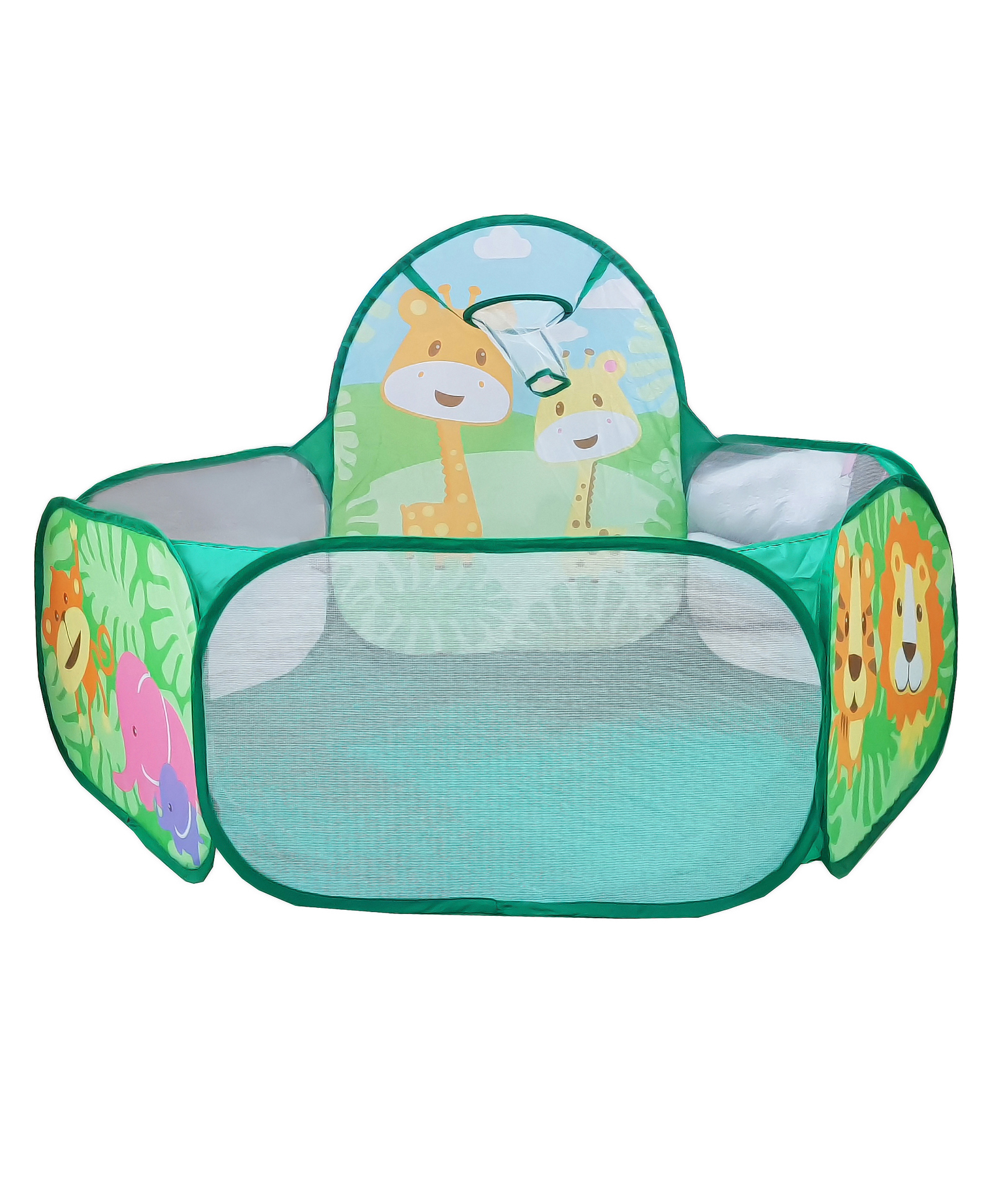 Magicwand X-X-Large Size Polyster Multi-Colored Jungle Theme Pop-up Activity Ball-Pool Without Balls-image-26