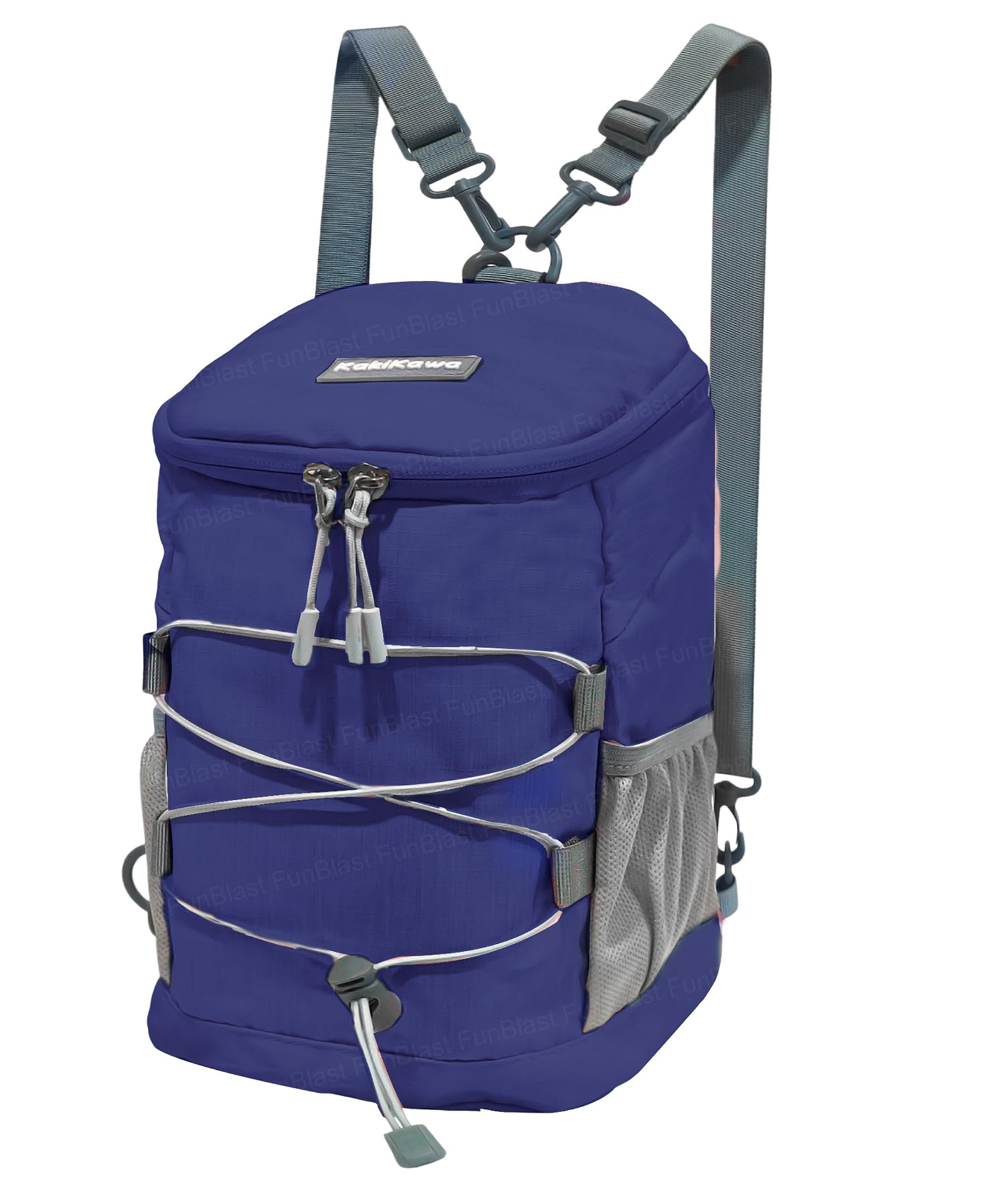 FunBlast Mini Travel Trekking Backpack for Kids Boys & GirlsPreschool Tuition Bag Blue11 Inches-image-3