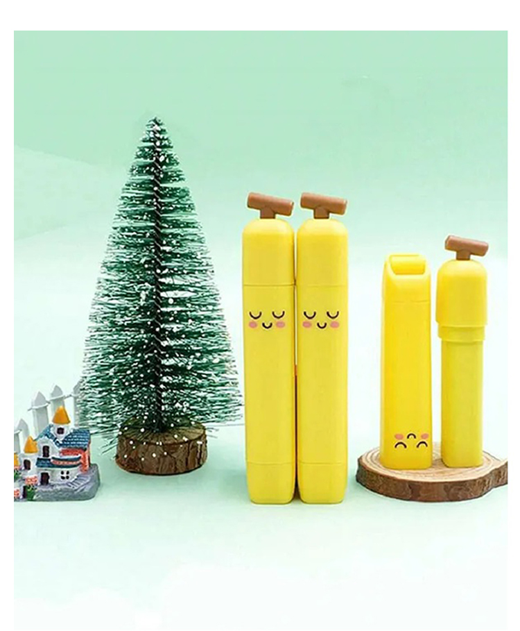 Comercio Banana Shape Fancy Erasers for Kids (Pack of 2) - Yellow-picture-33