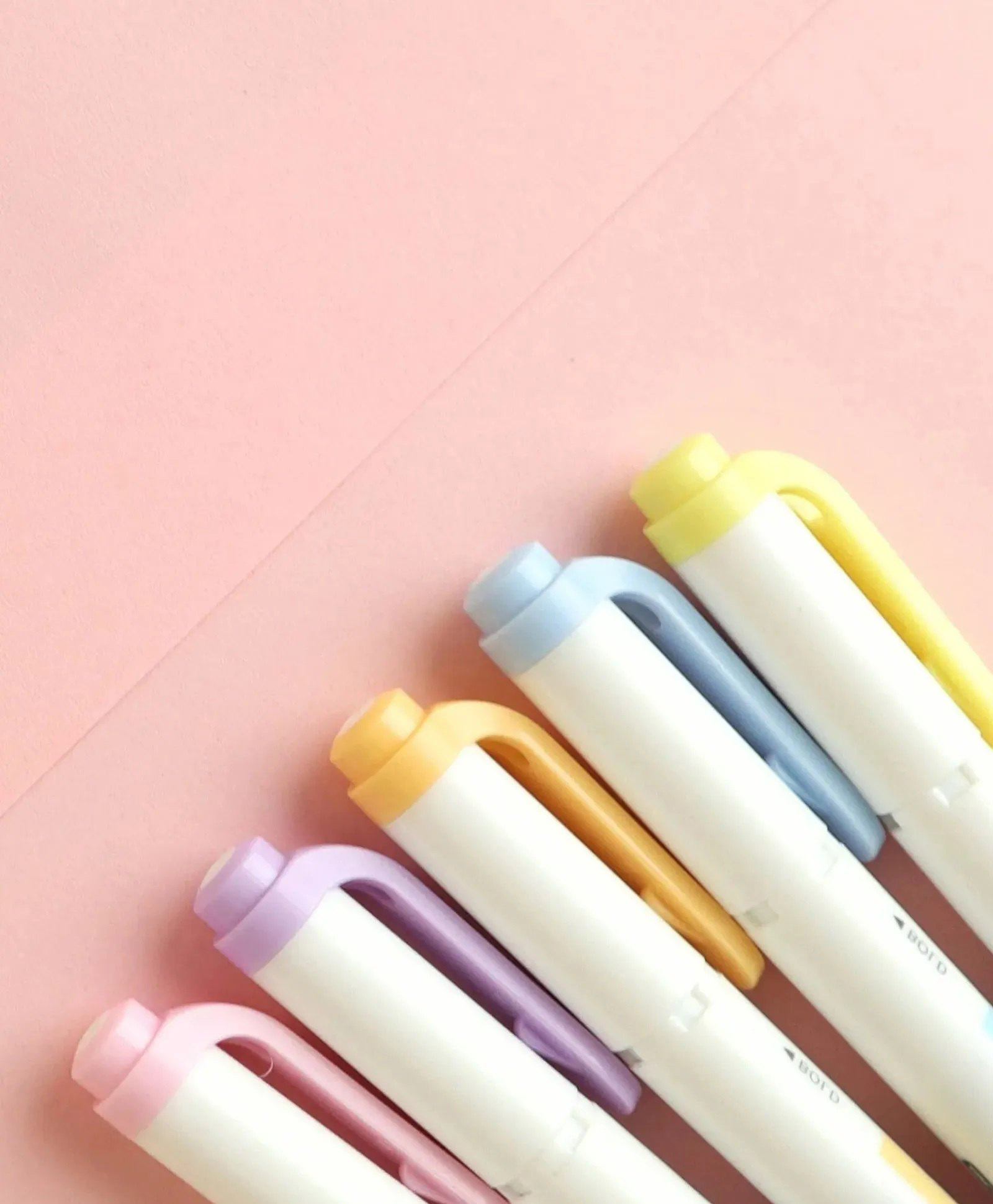 Comercio Pastel Colours 5pc Highlighter Pen Set - Multicolour-picture-19