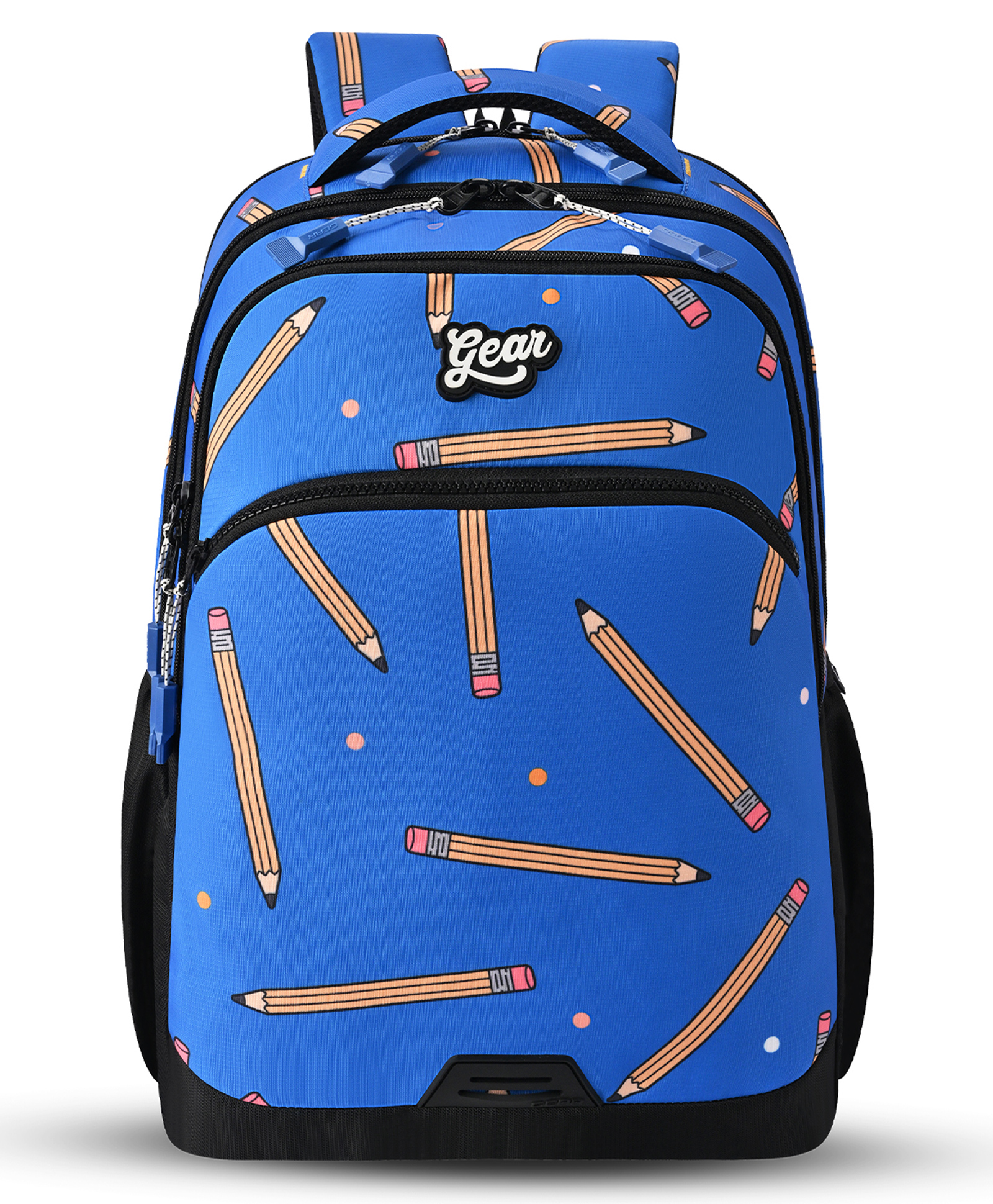 Gear Shuffle Backpack 17"/31L Medium Water Resistant School Bag/Casual Backpack/Daypack/Travel Backpack/Kids Bag for Boys/Girls (Blue-Black)-image-38