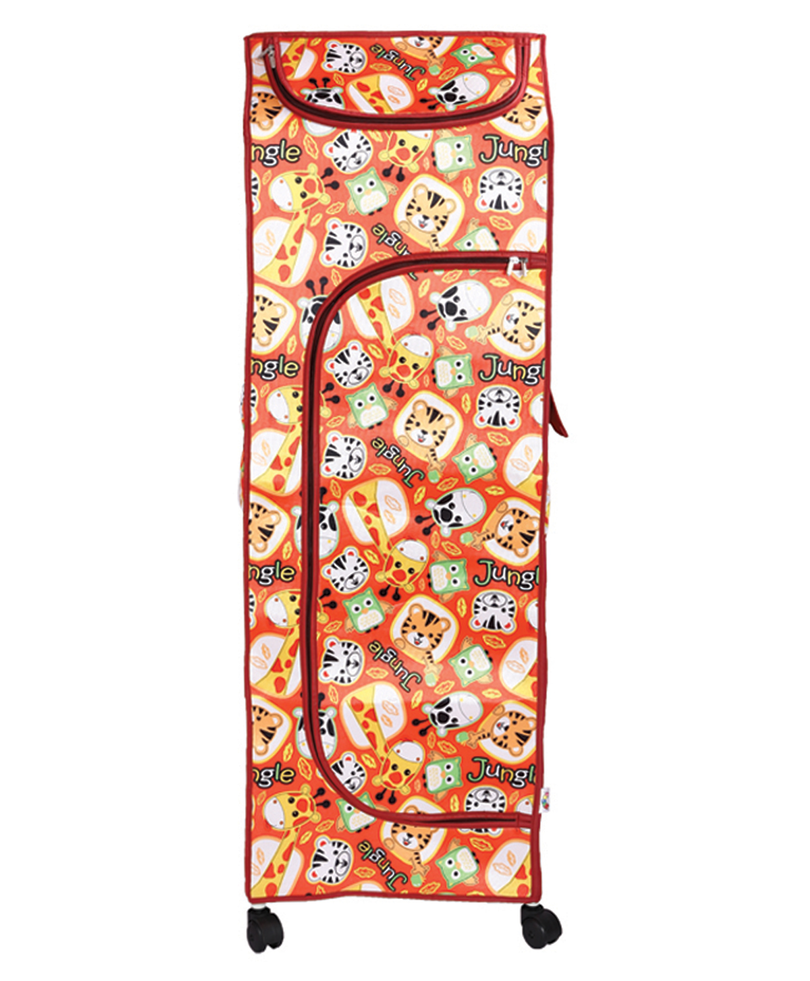 KUDOS Wonder Cub Foldable Wardrobe - Red-image-47