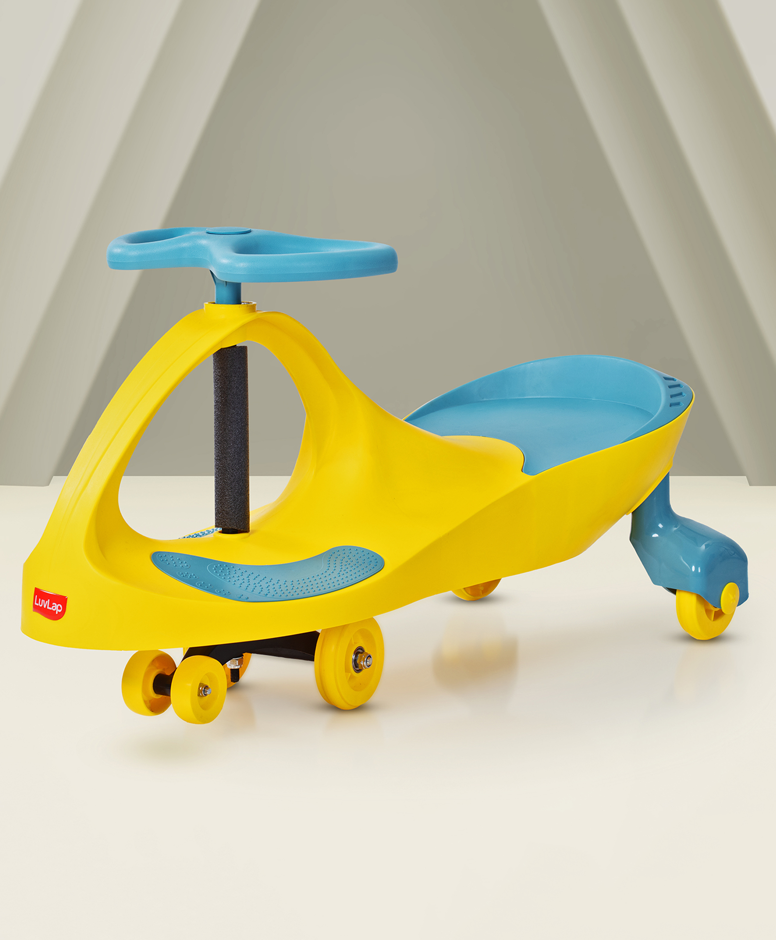 luvlap Luv Lap Sunshine Ride On Car with Comfortable Seats - Yellow & Blue-picture-42