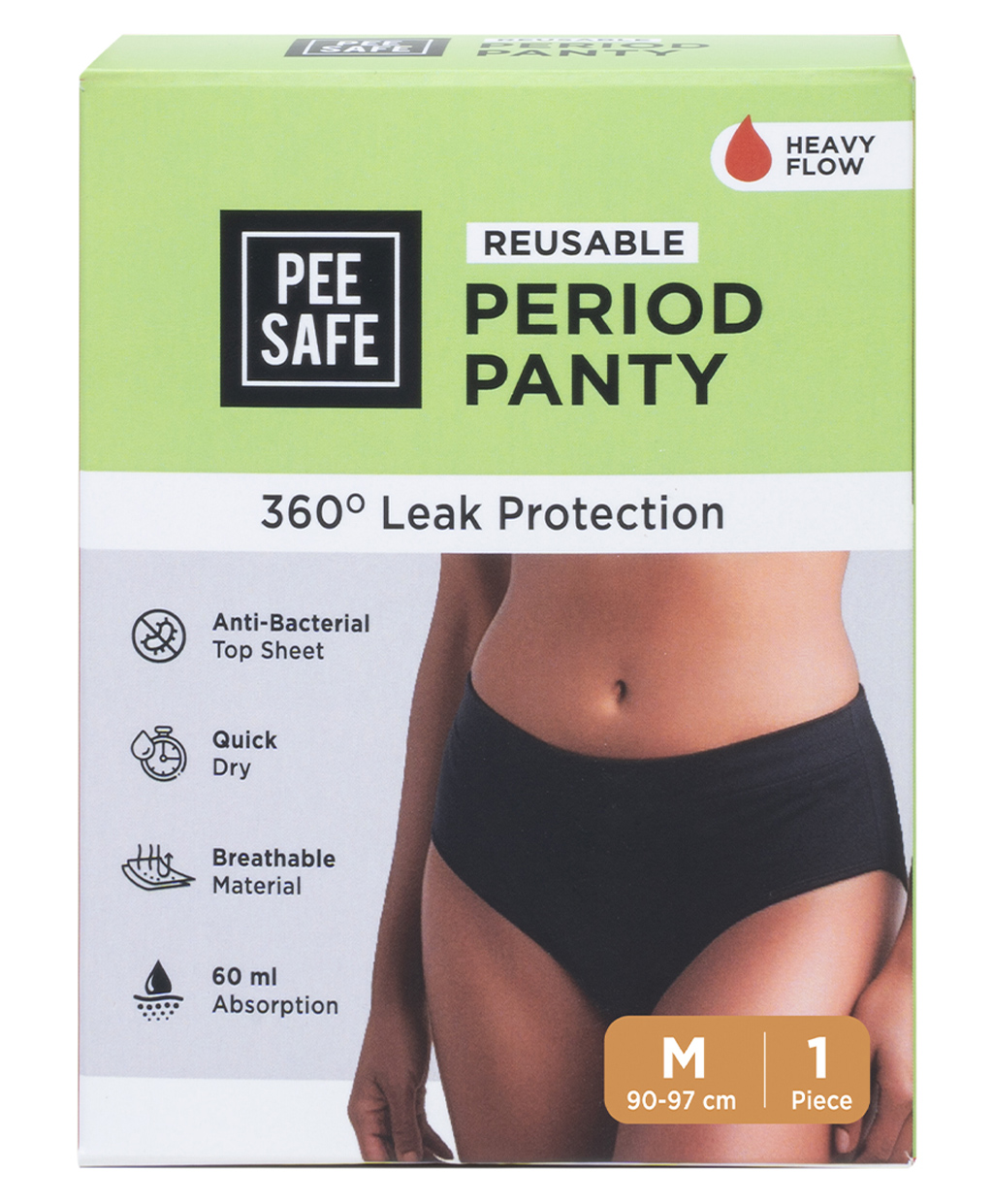Pee Safe Reusable Period Panty - Medium Size-picture-20
