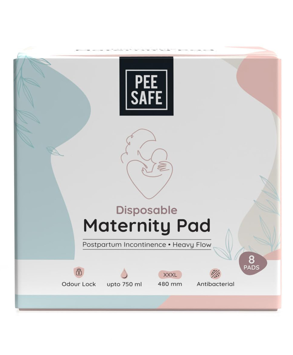 Pee Safe Disposable Maternity Pads - Pack of 8