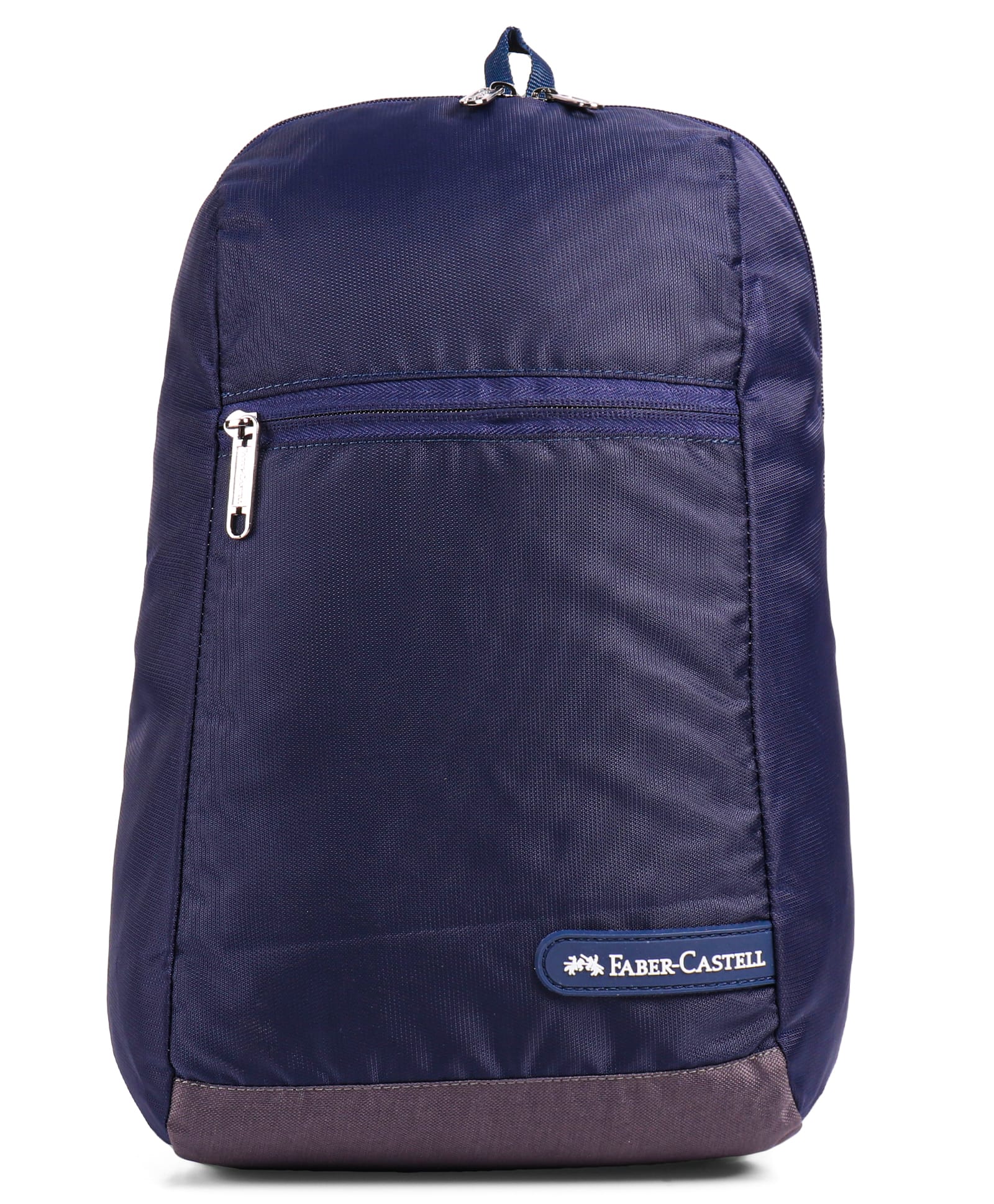 Faber Castell School Backpack Navy Blue & Grey - Height 14.3 Inches-picture-2