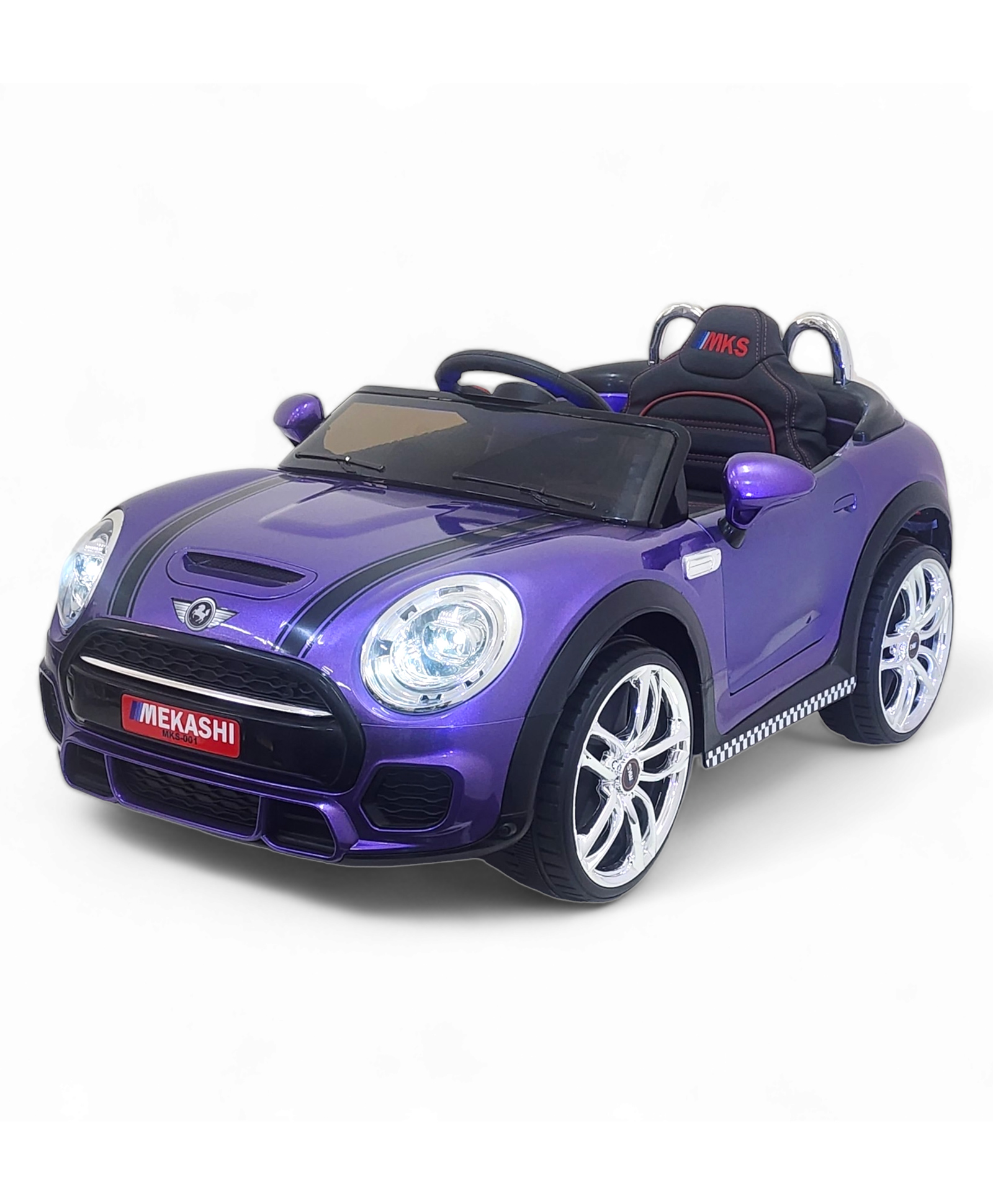 Mekashi Battery Operated Ride On Car for Kids - Violet-picture-5