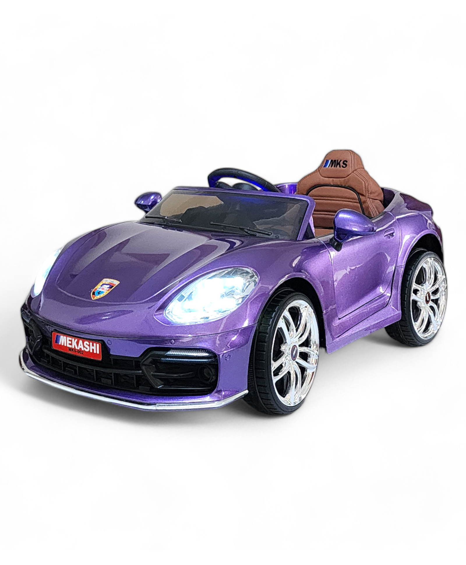 Mekashi Battery Operated Ride On Car for Kids - Violet-picture-6