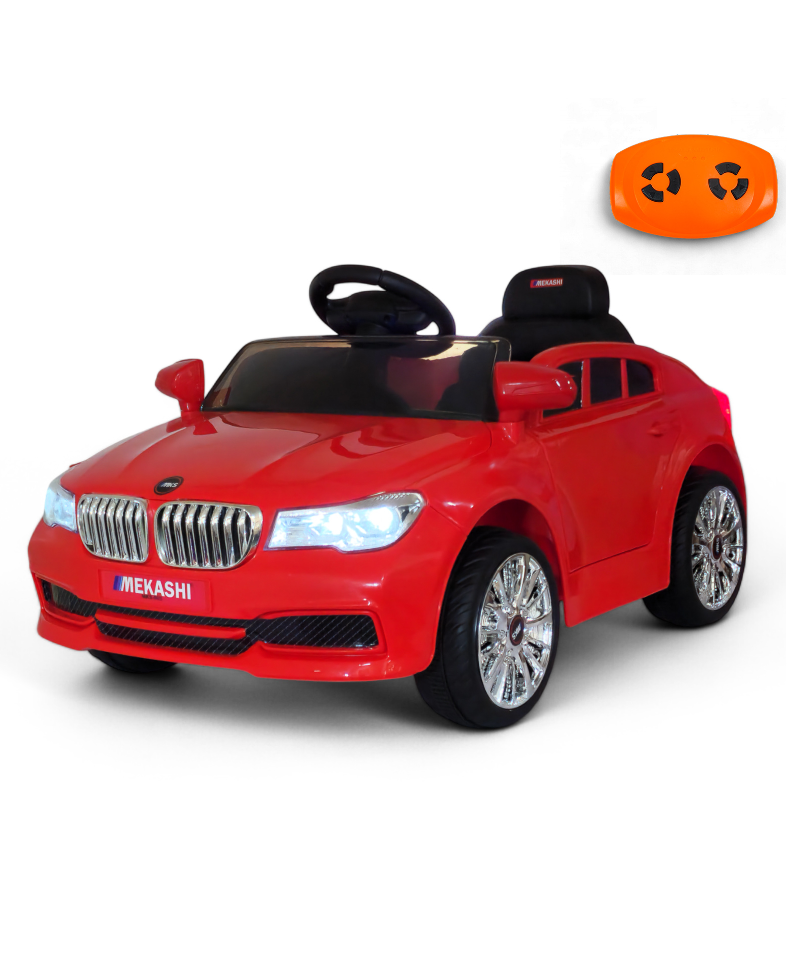 Mekashi Battery Operated Ride On Car for Kids - Red-picture-25