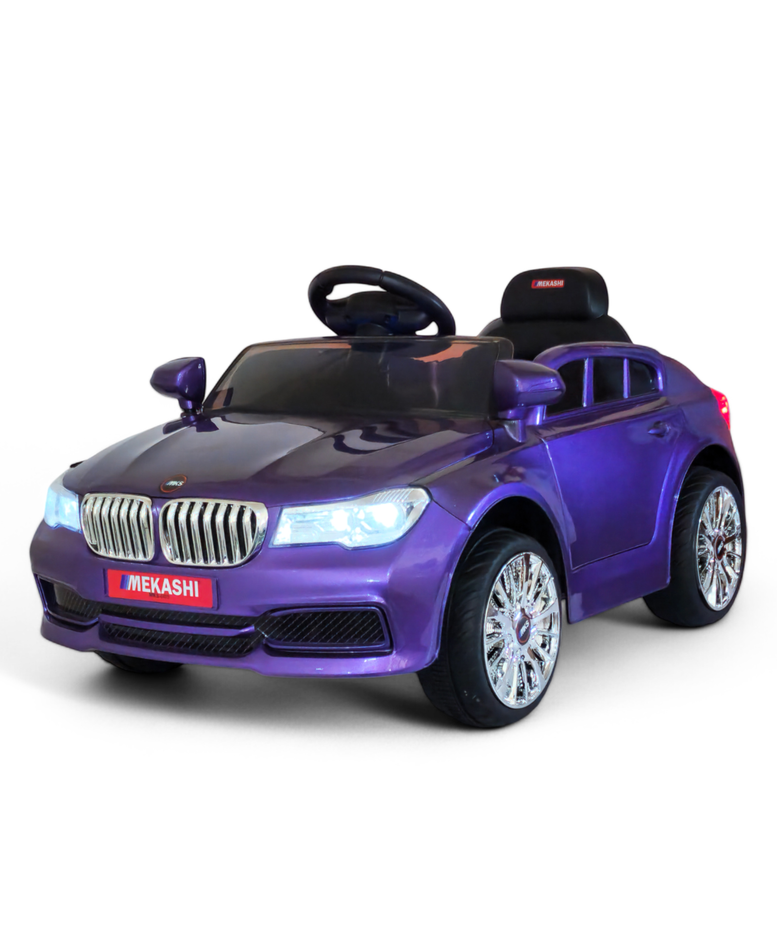 Mekashi Battery Operated Ride On Car for Kids - Metallic Violet-picture-23