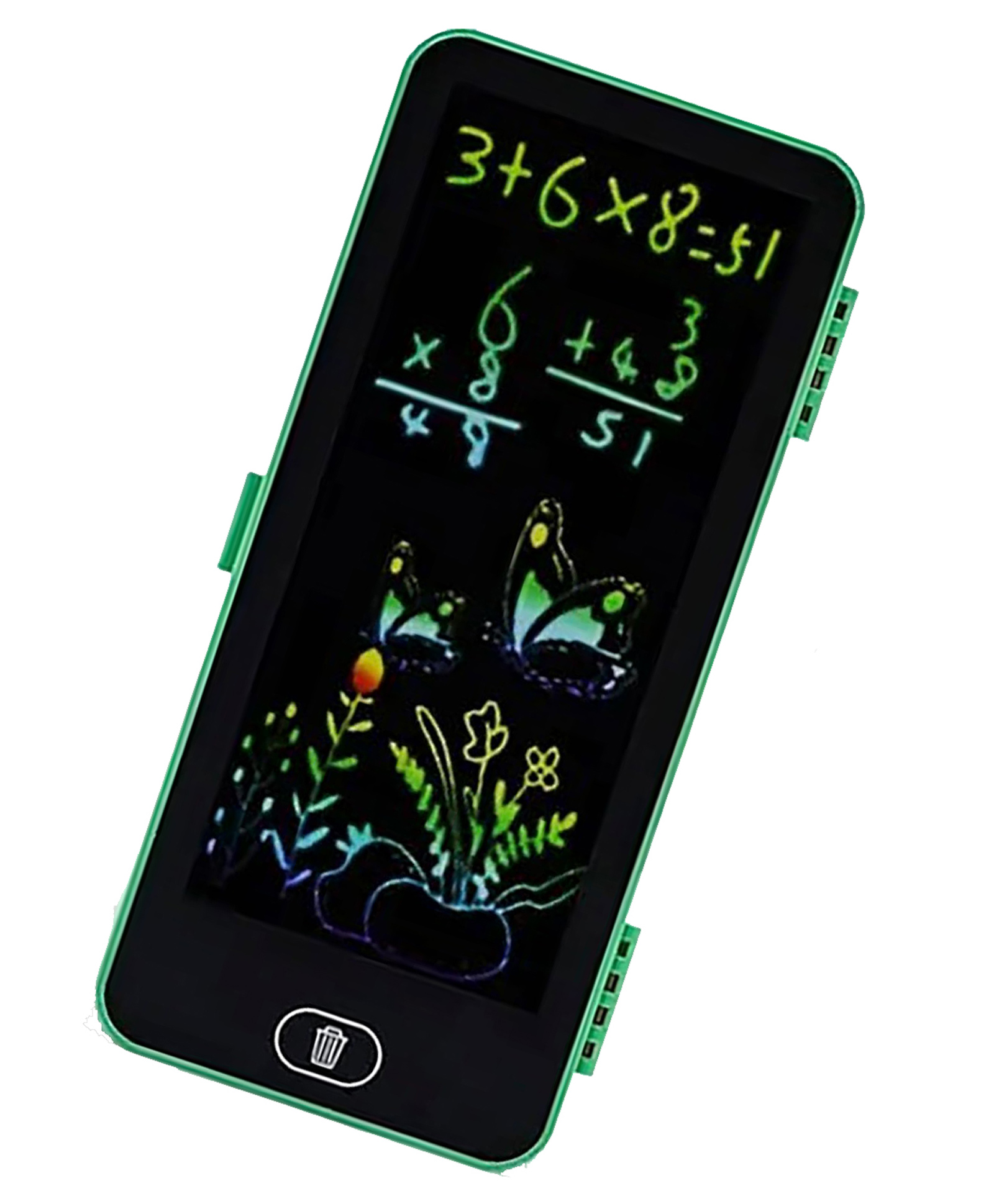 Urbane Chic Educational 2 in 1 Pencil Box LCD Tablet Toy For Kids-Multicolor(Color Mat Vary)-picture-28