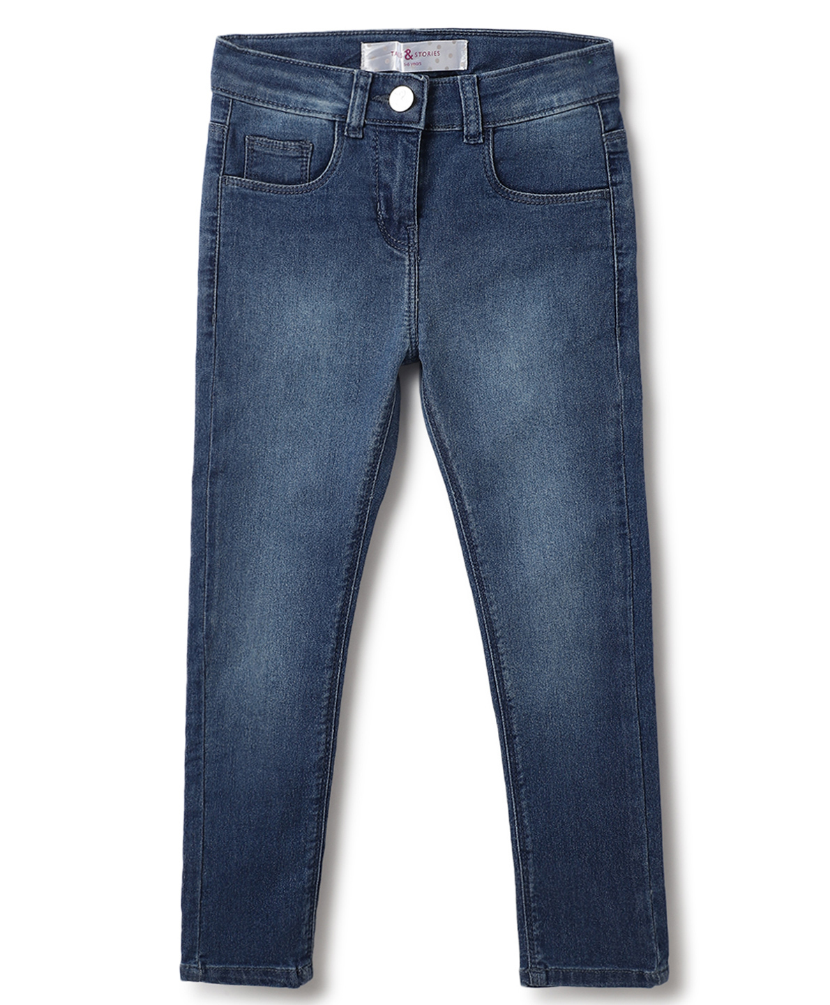 Tales & Stories Denim Mild Washed Jeans - Blue-picture-12