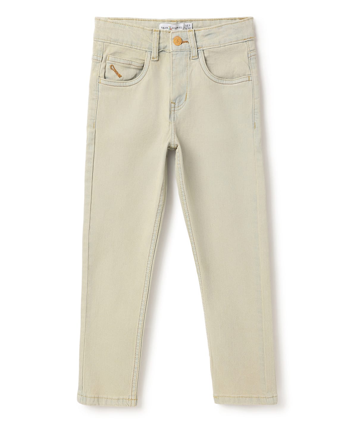 Tales & Stories Denim Solid Jeans - Light Blue-picture-22