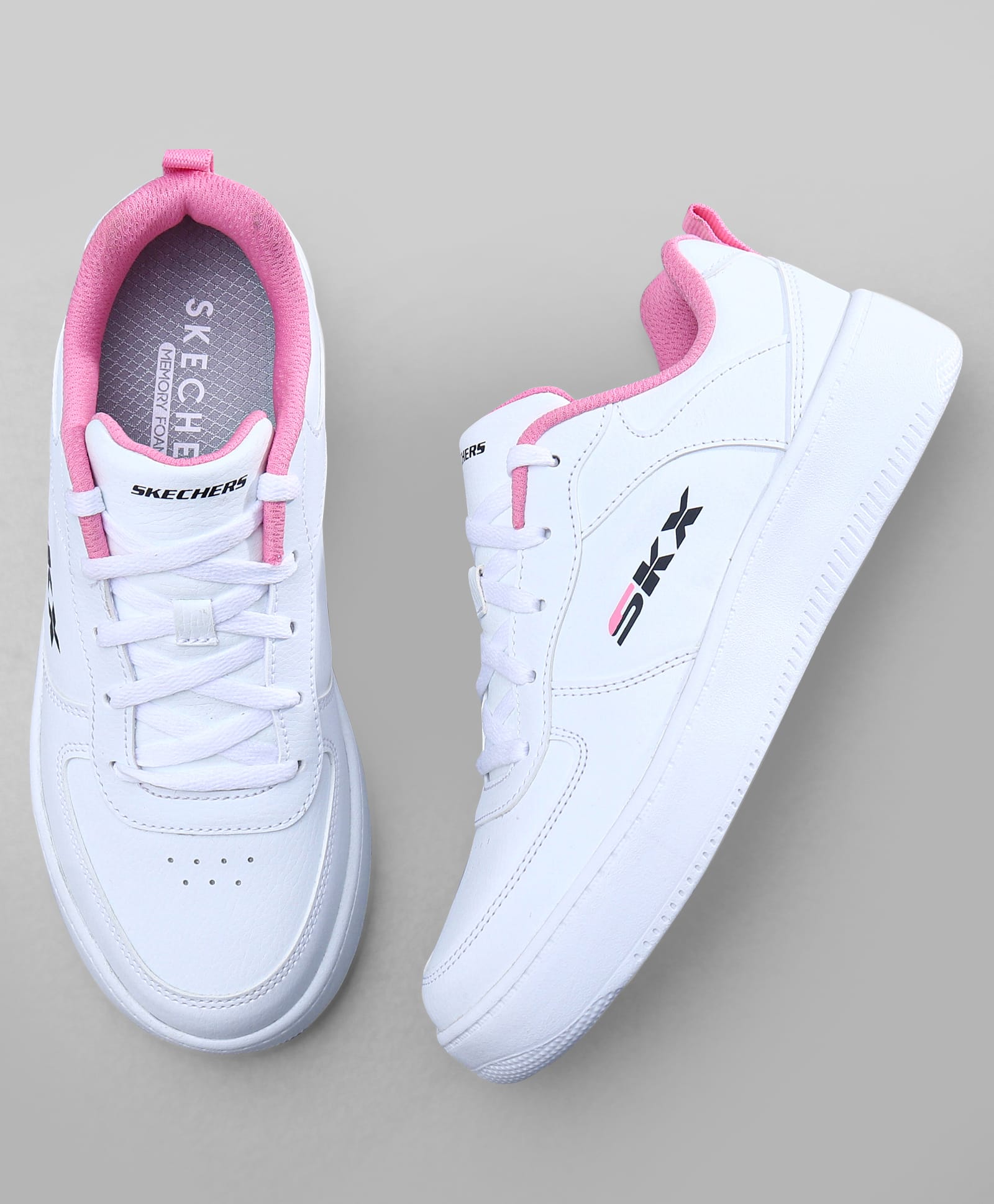 Skechers Lace Ups Casual Shoes - White-image-38
