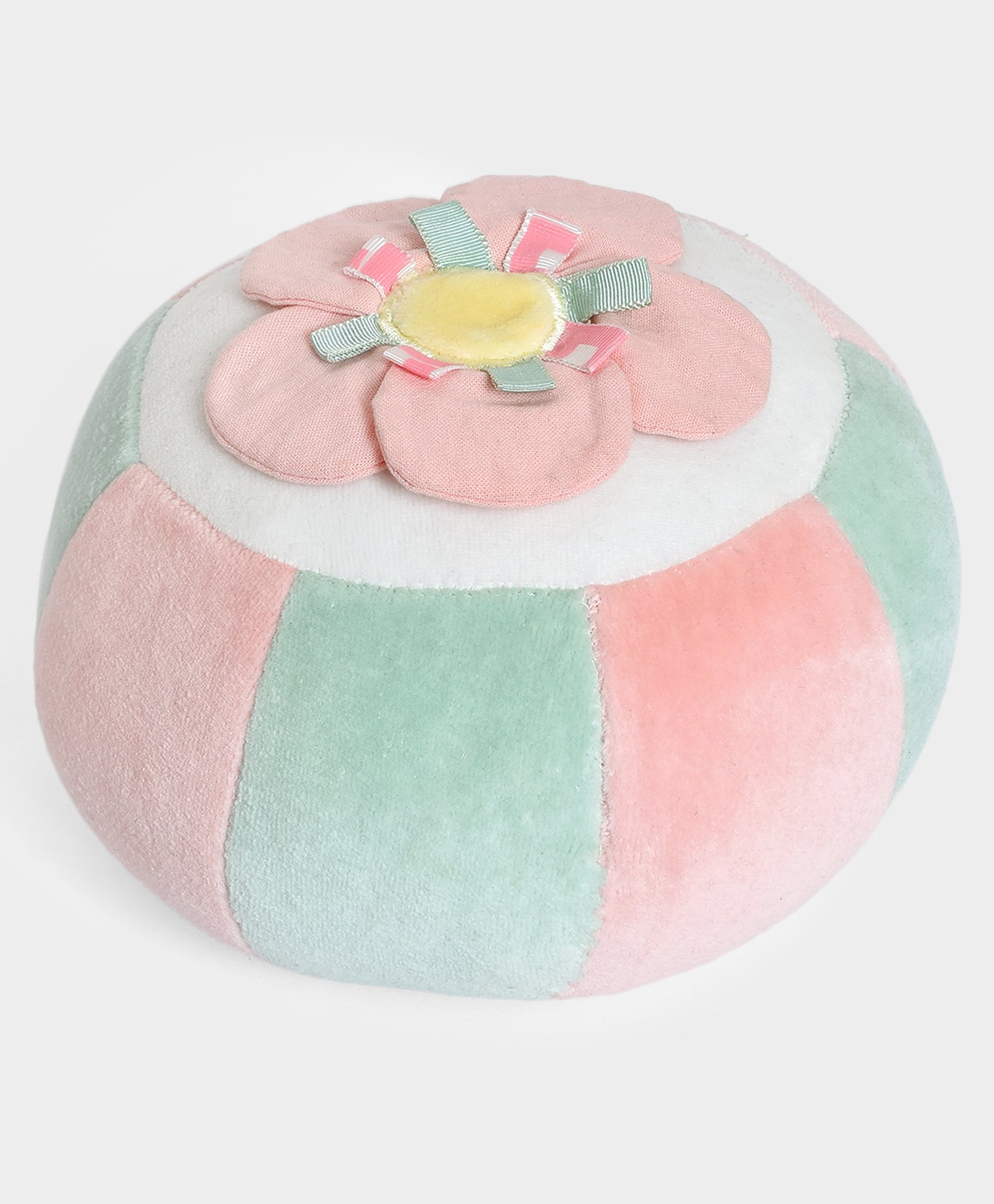 Mi Arcus Flower Design Plush Gentil Ball Soft Toy -Multicolor Height 16 cm-image-21