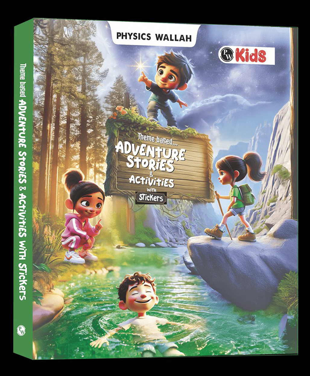 physics wallah Adventure Story & Activity Books For Kids | Theme Based Set of 4 Books with Stickers | Imaginative Stories with Colourful Pictures in English For Growing Kids - English-picture-11