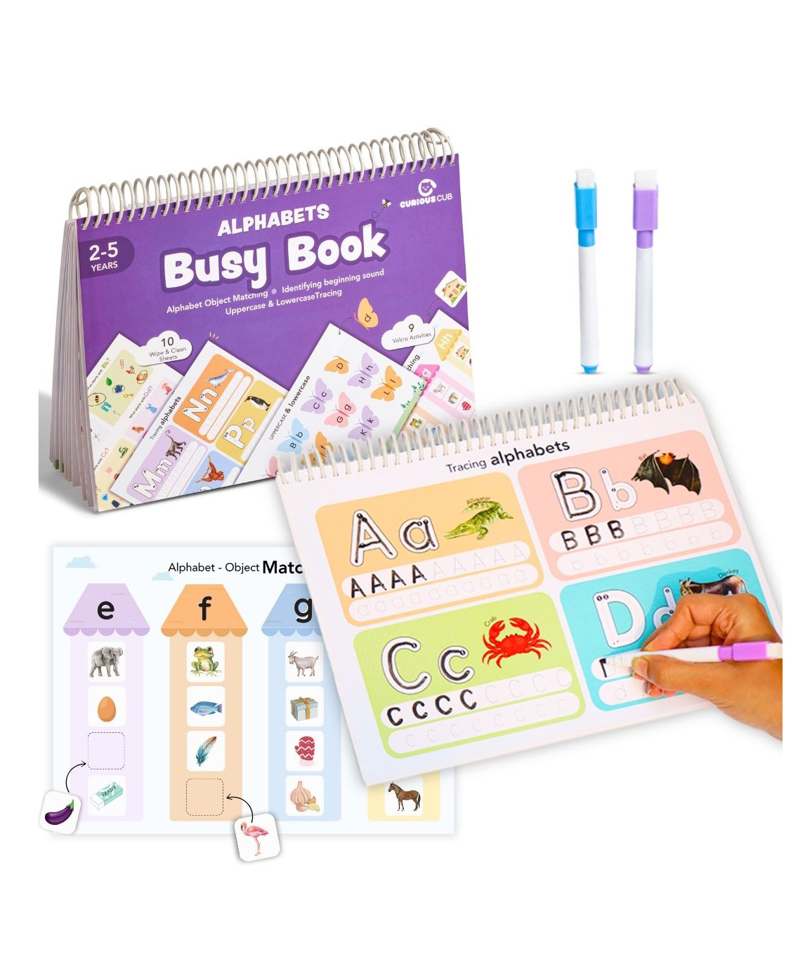 curious cub Busy Book Alphabet - English-picture-10