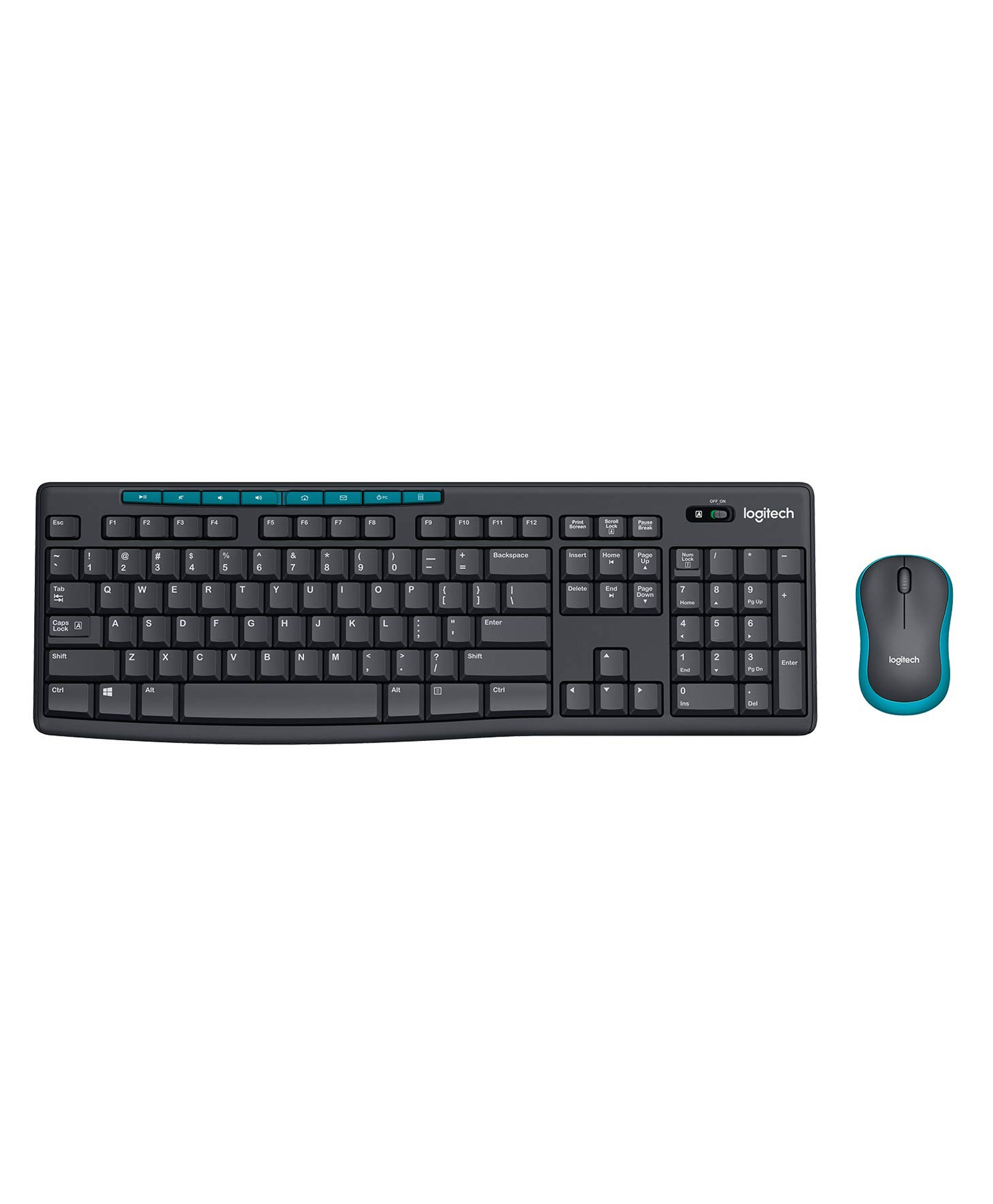 Logitech MK275 Mouse & Keyboard Combo, Spill-resistant Design Wireless Laptop Keyboard (Black)-picture-41
