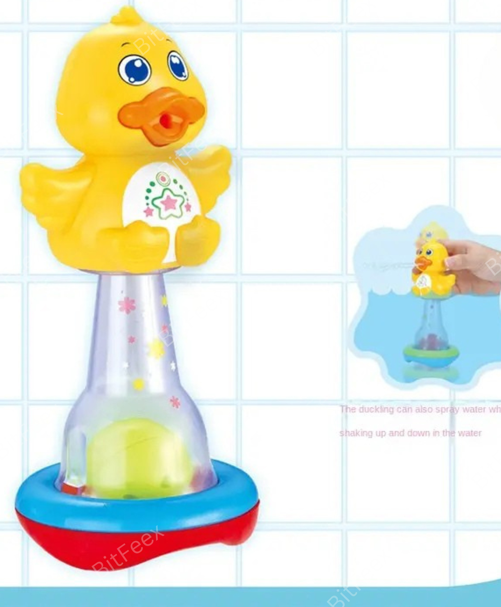 BitFeex Bathroom Water Spray Duck | Bath toys for kids | Best Birthday Gift for kids