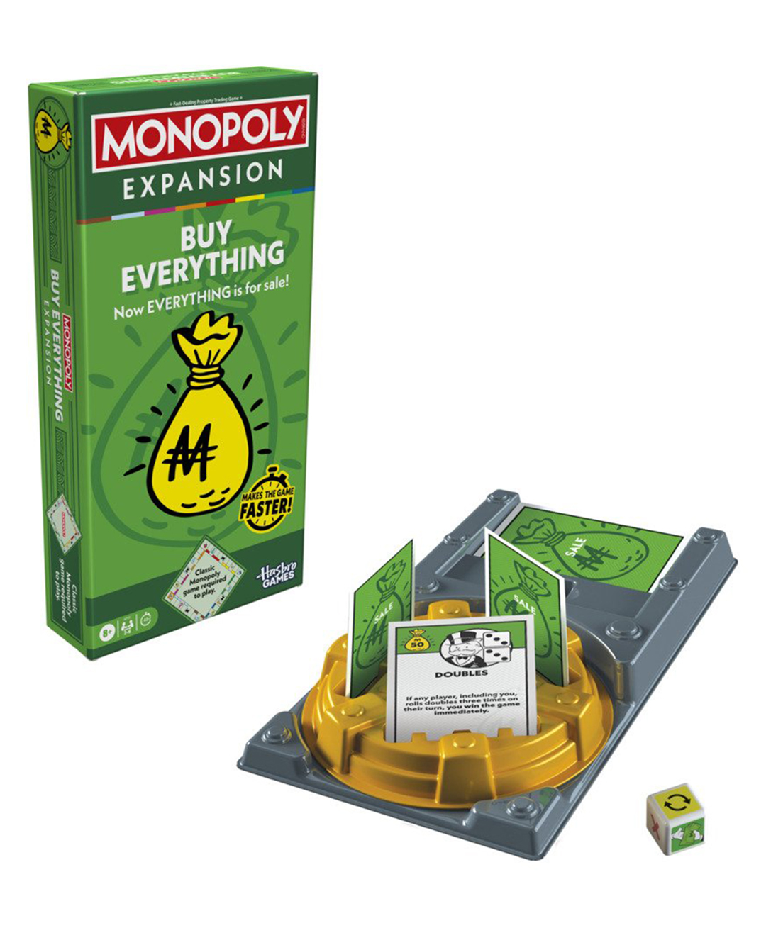 Monopoly Buy Everything Expansion Family Board Game for 2-6 Players - Multicolor