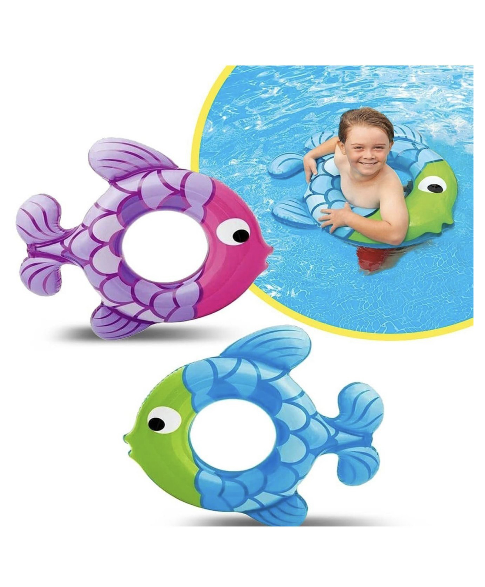 ARCADE TOYS Swimming Fish Ring for Kids - Colour may vary-picture-40