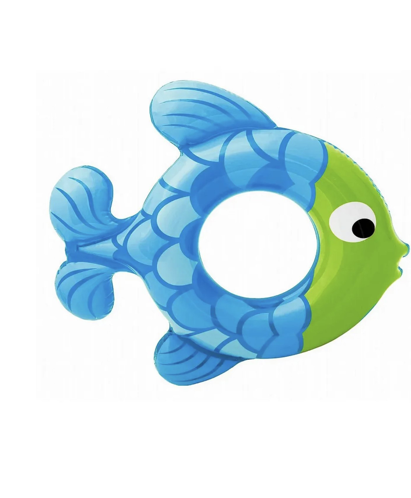ARCADE TOYS Fish Shape Swimming Ring Tube for Kids - Colour may vary-picture-38