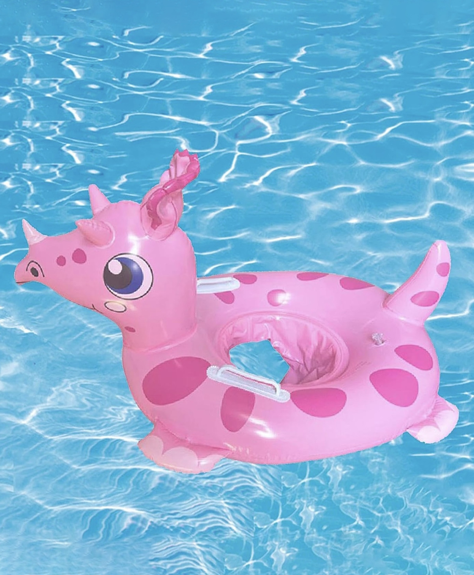 ARCADE TOYS Inflatable Swim Ring Float with Handles PVC Cartoon Animal Baby Pool Tube for Boys & Girls (3+ Years),(Any 1 Random Design may vary)-image-22