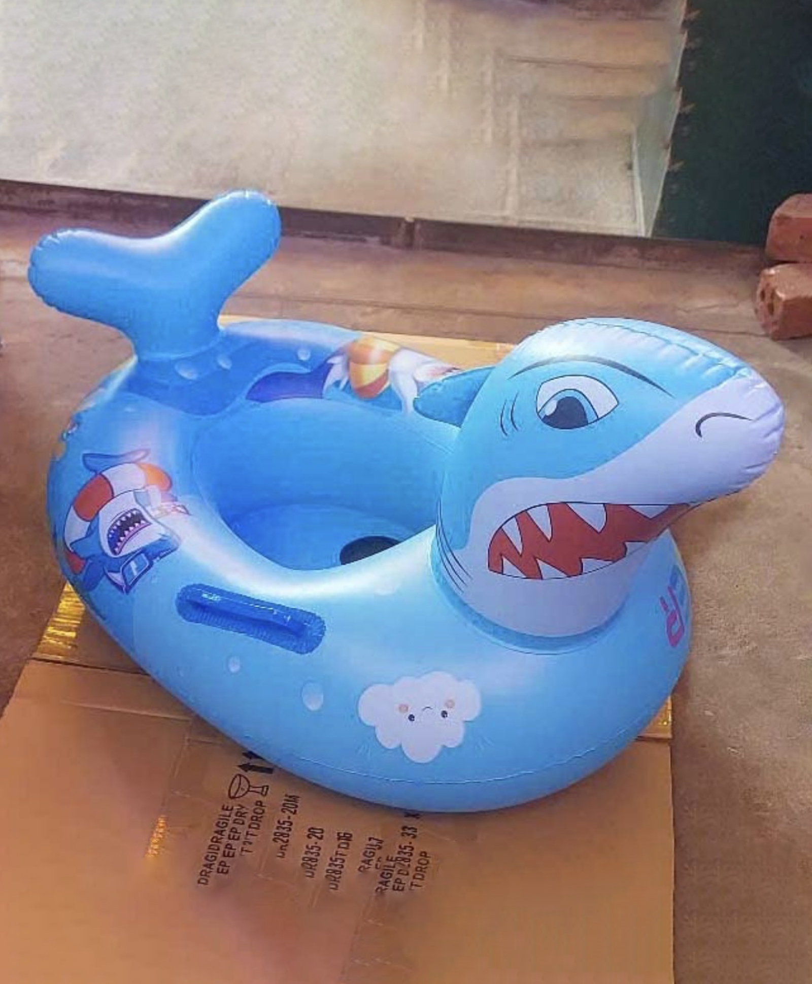 ARCADE TOYS Inflatable Swim Ring Float with Handles PVC Cartoon Animal Baby Pool Tube for Boys & Girls (3+ Years),(Any 1 Random Design may vary)-picture-44