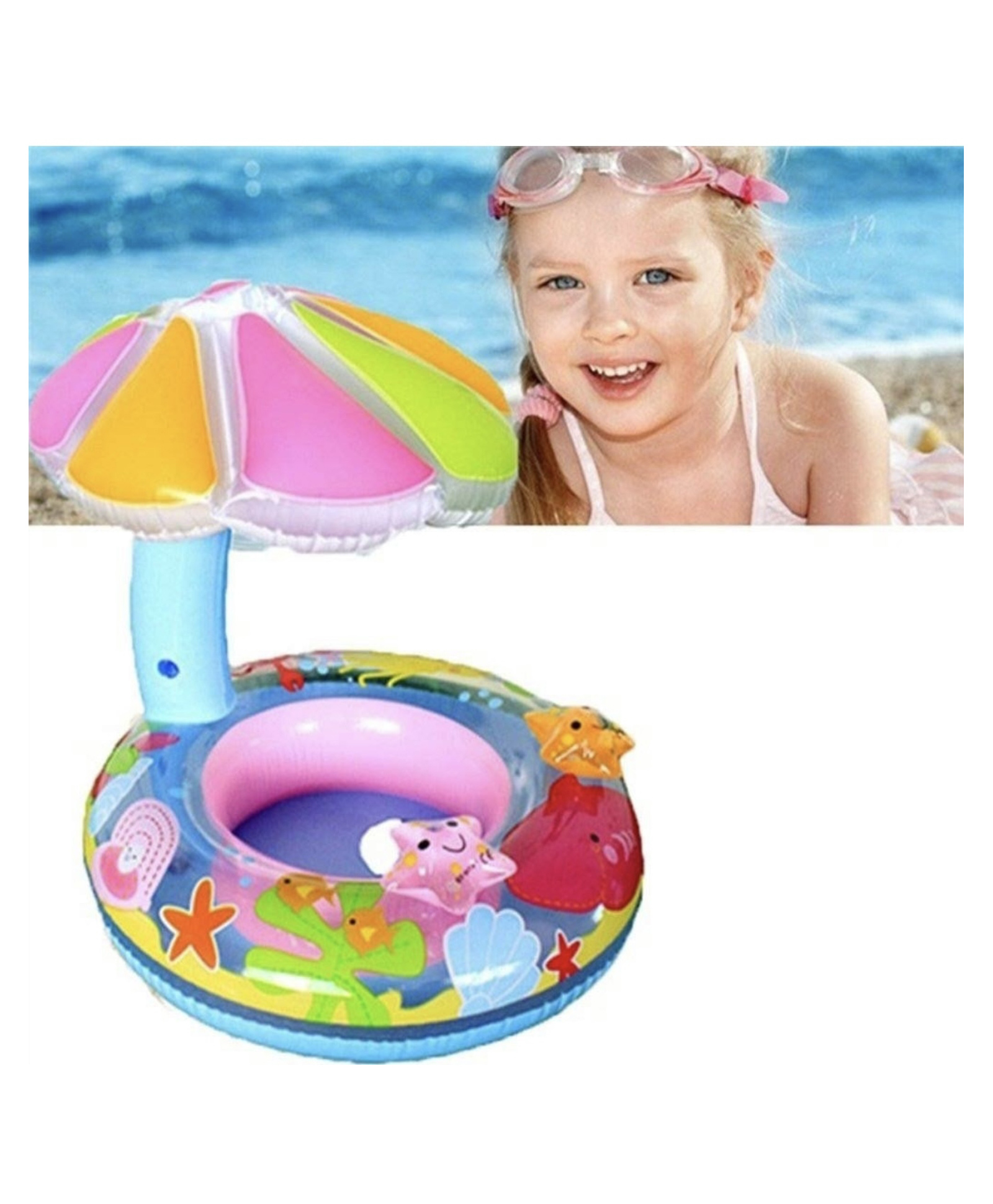 arcade toys ARCADE Inflatable Swimming Rings for Kids Baby Water Float Toddler Swimming Ring (Multi Color)-picture-47