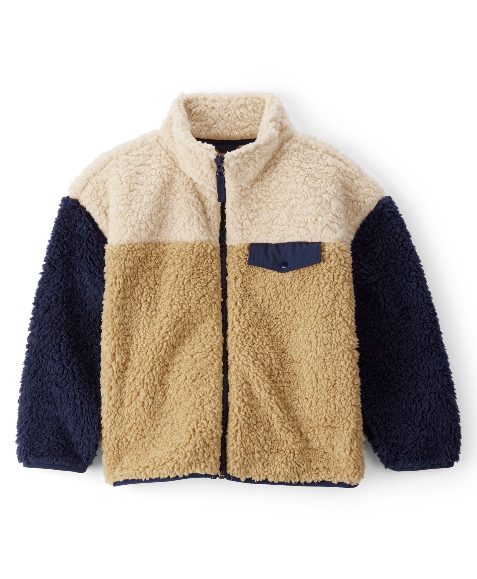 Carter's Knit Full Sleeves Solid Colour Block Winter Jacket - Multicolour-picture-16