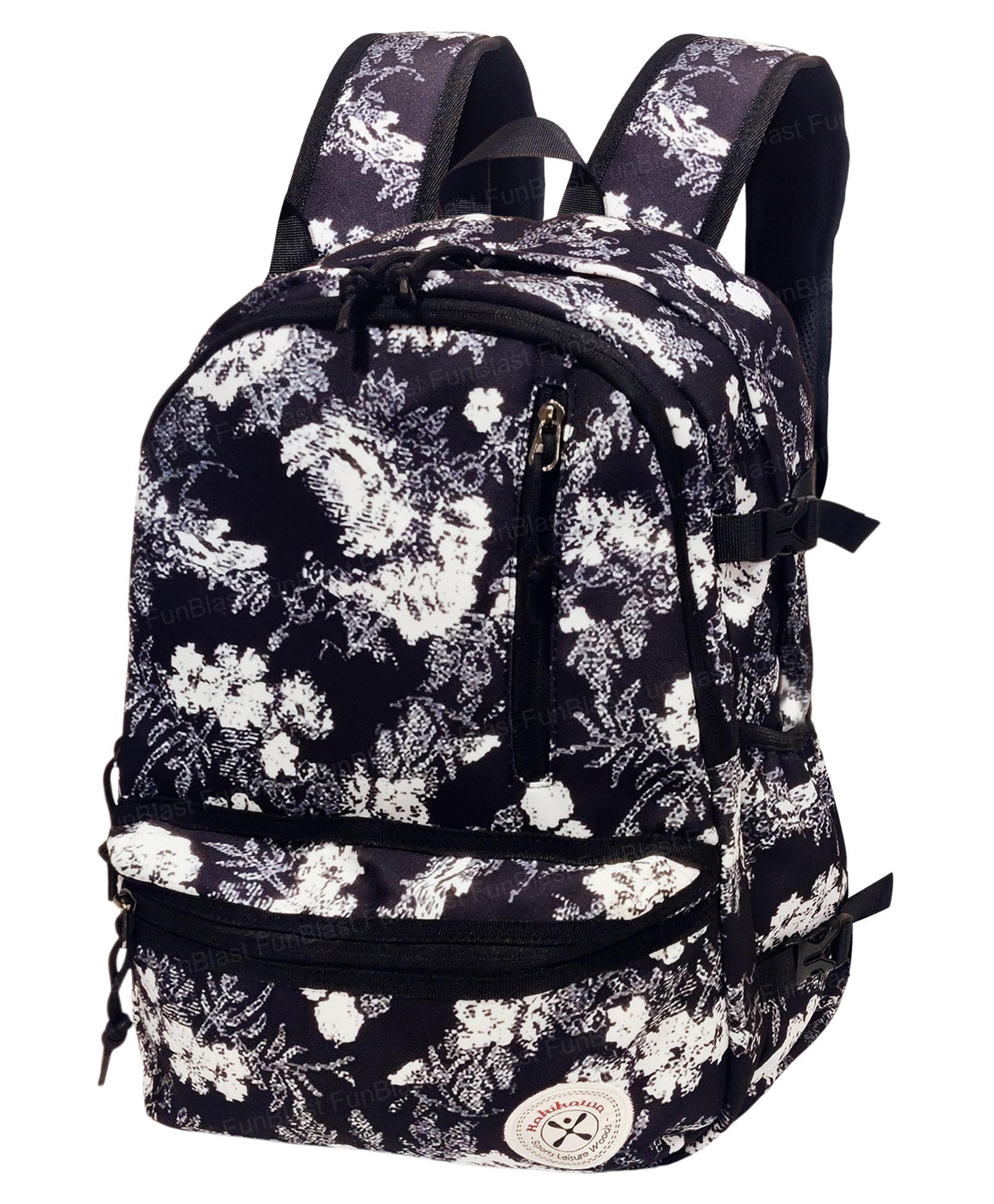 FunBlast Large Capacity Printed Backpack for School & College Girls Multicolor Height 17 Inch-image-15