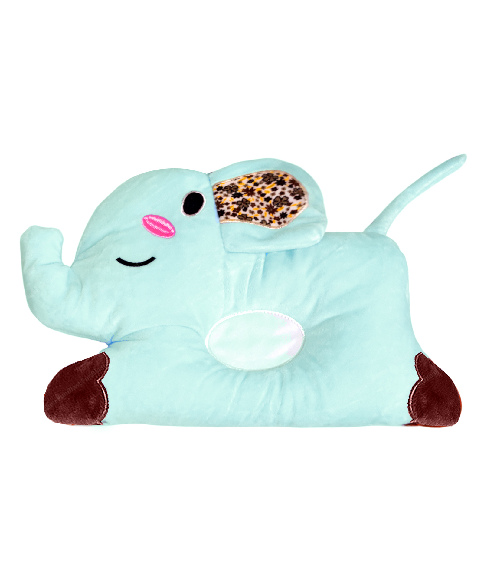 FunBlast Elephant Shape Pillow for New Born Baby Sea Green-image-32