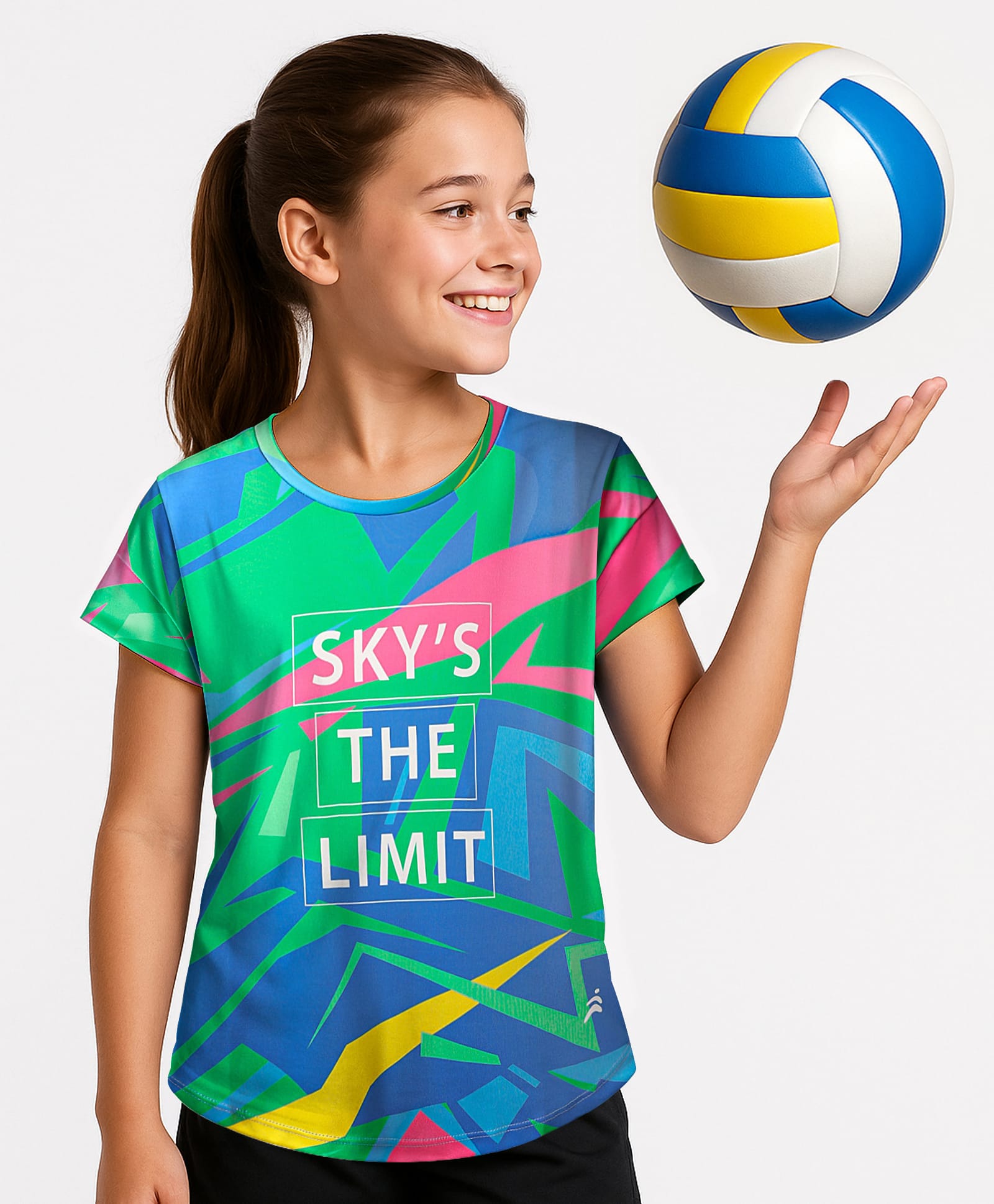 Pine Active Half Sleeves T-Shirt With Abstract Print - Blue-picture-31
