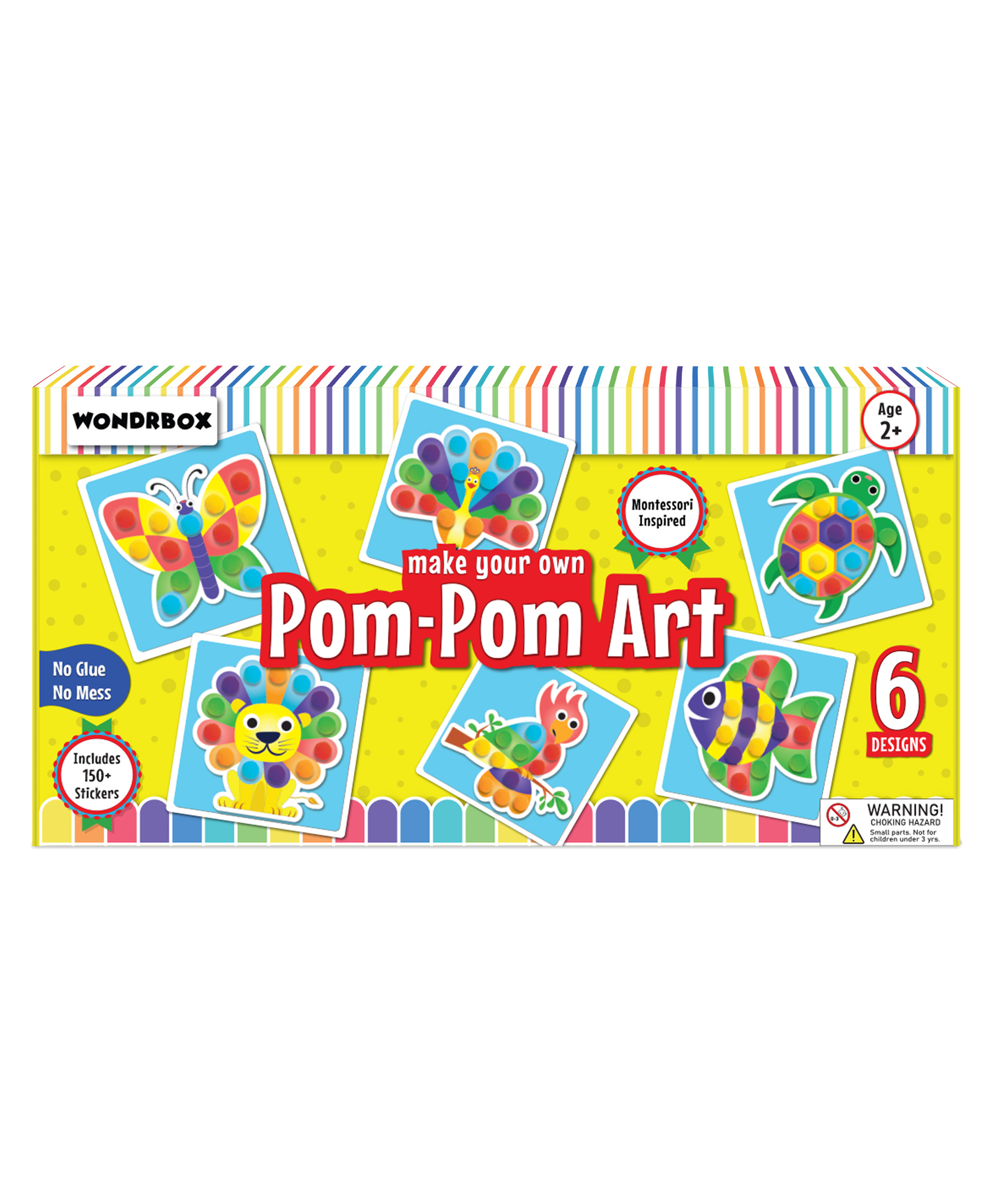 WONDRBOX Pom Pom Arts and Crafts Kit for DIY Projects-picture-19